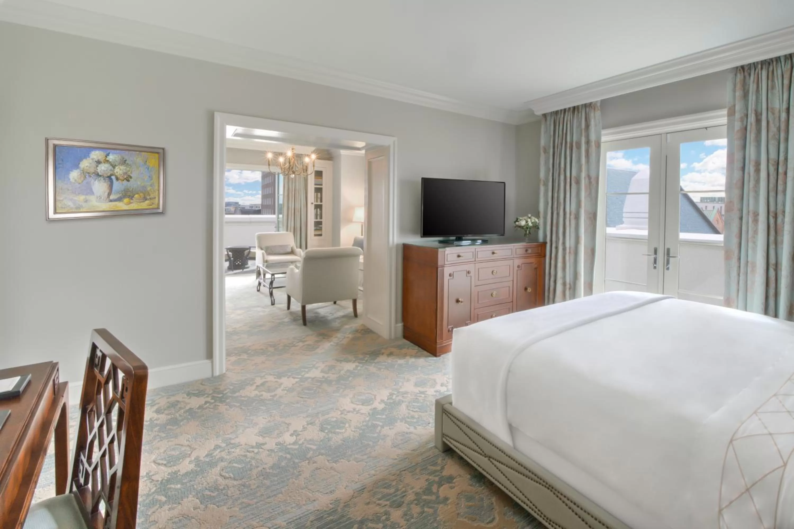 Bed in Hotel Bennett Charleston