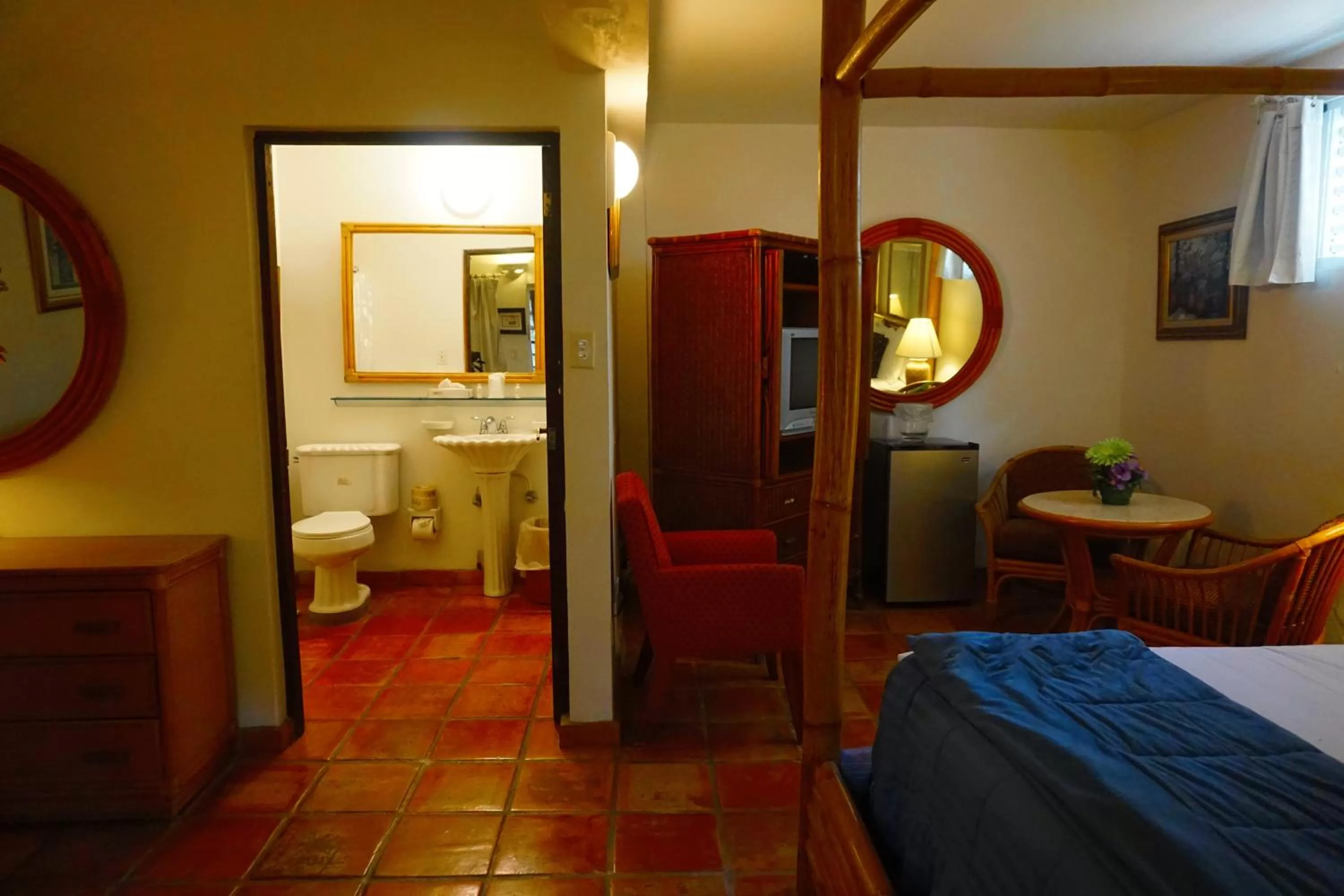 Decorative detail, Bed in At Wind Chimes Boutique Hotel