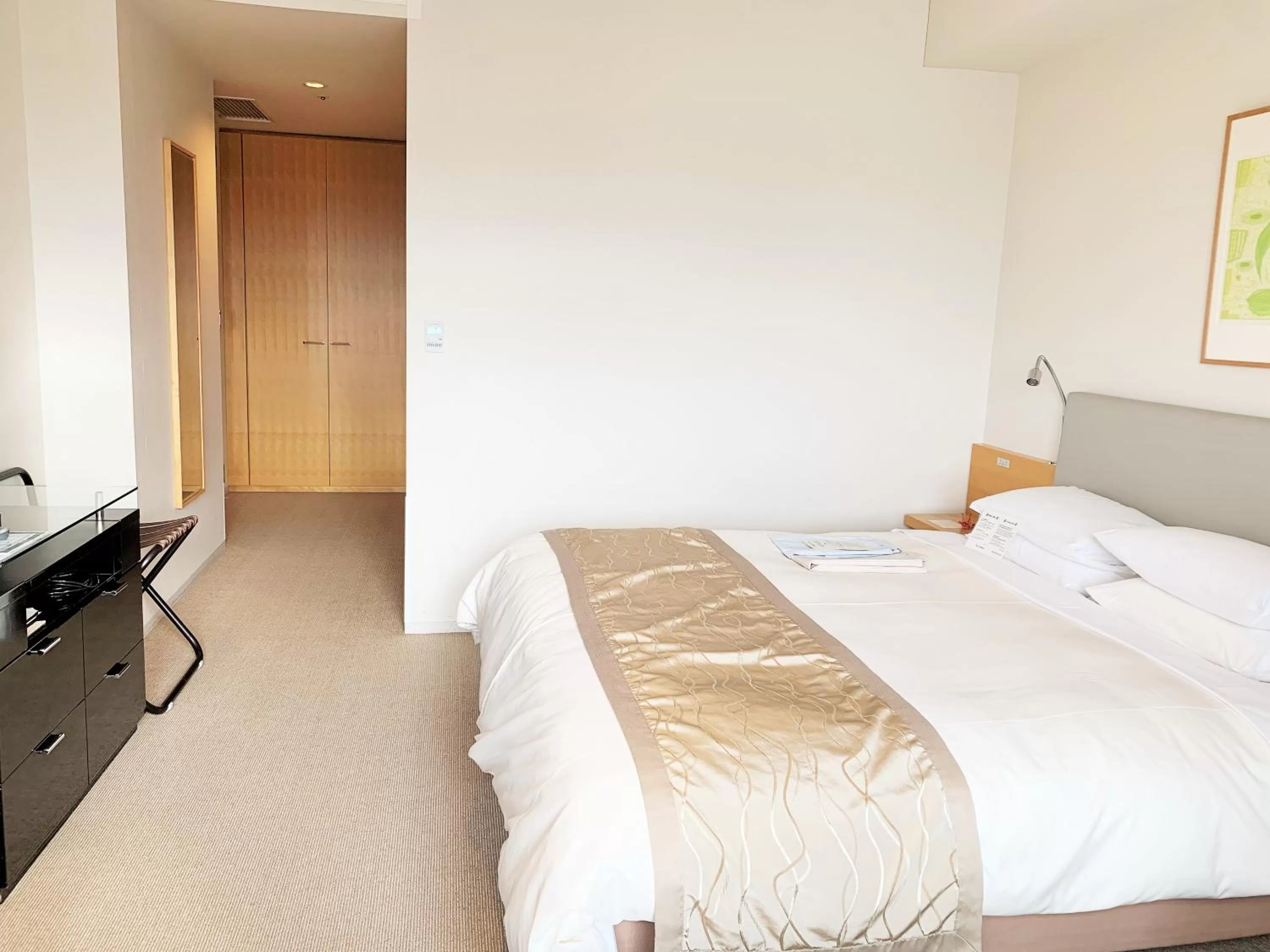 Bed in Hotel Nikko Niigata