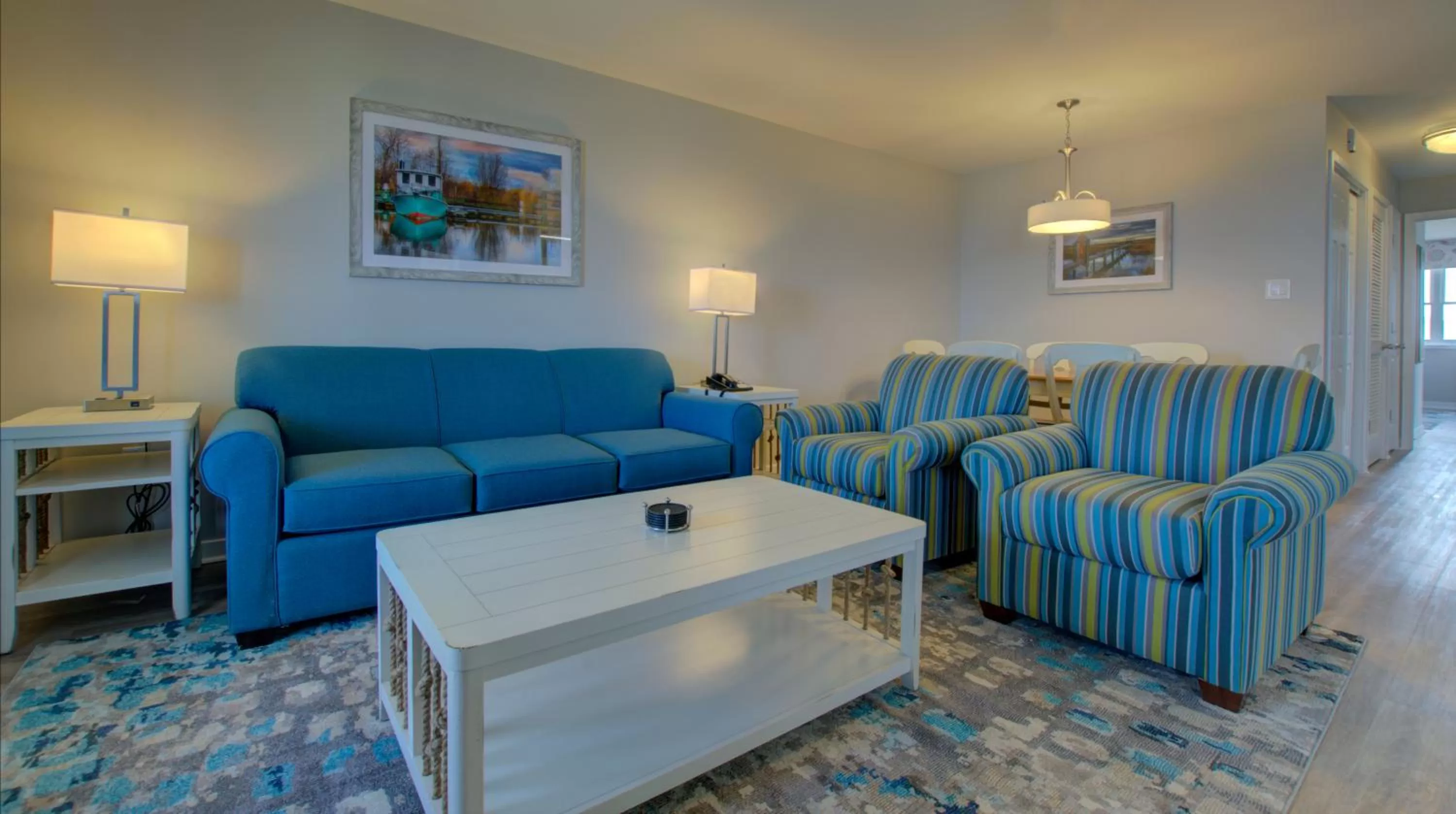Living room in Atlantic Beach Resort, a Ramada by Wyndham