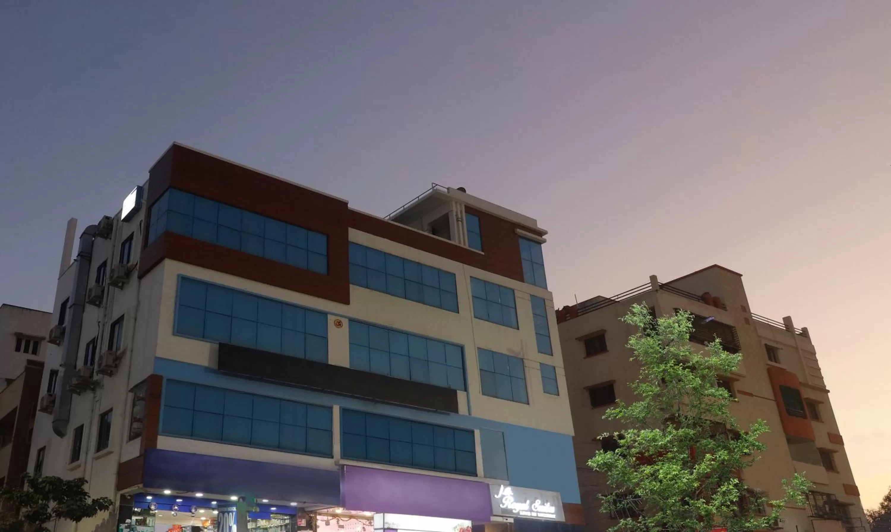 Property building in Itsy Hotels J A Royal Suites Manikonda