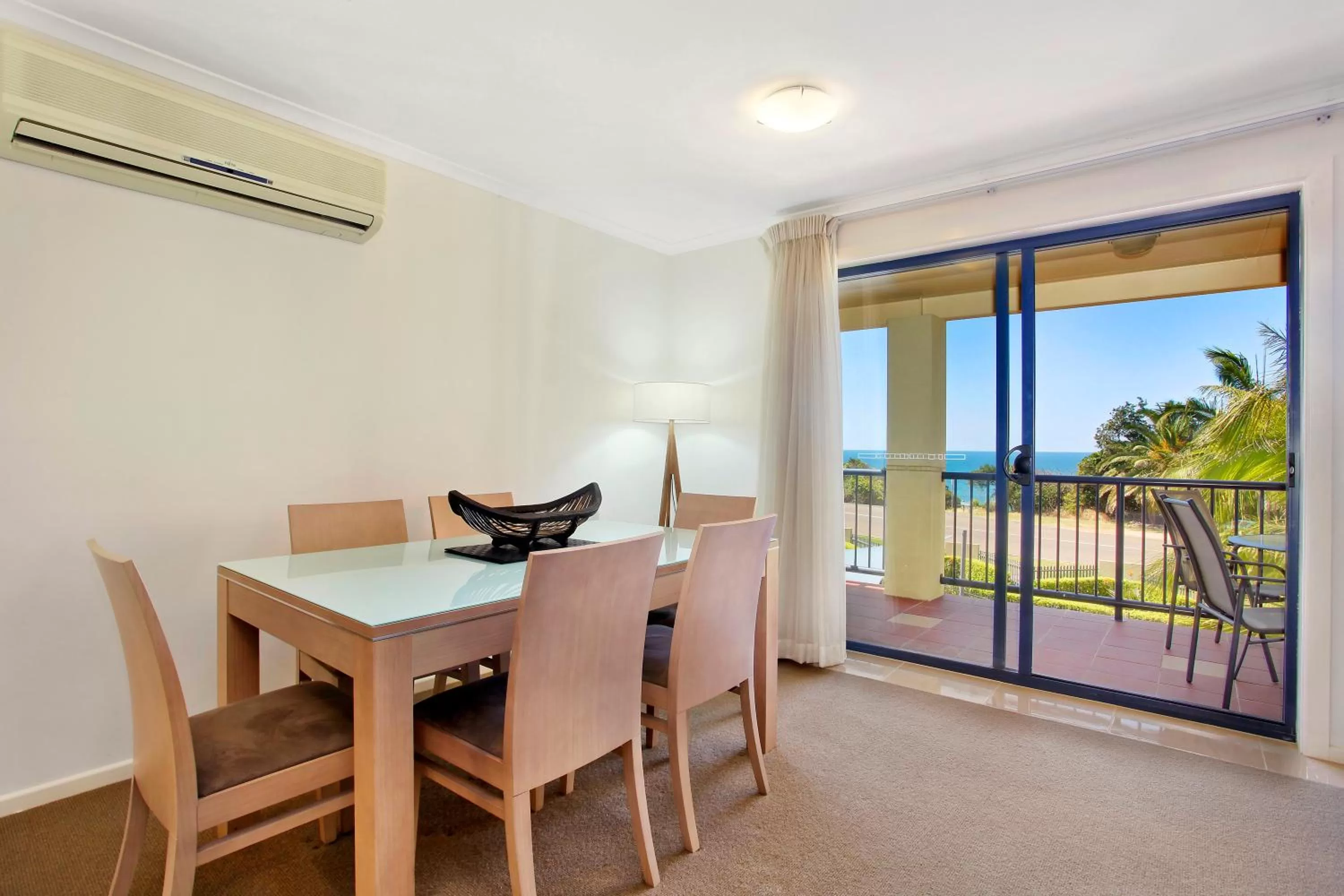 Dining area in South Pacific Apartments