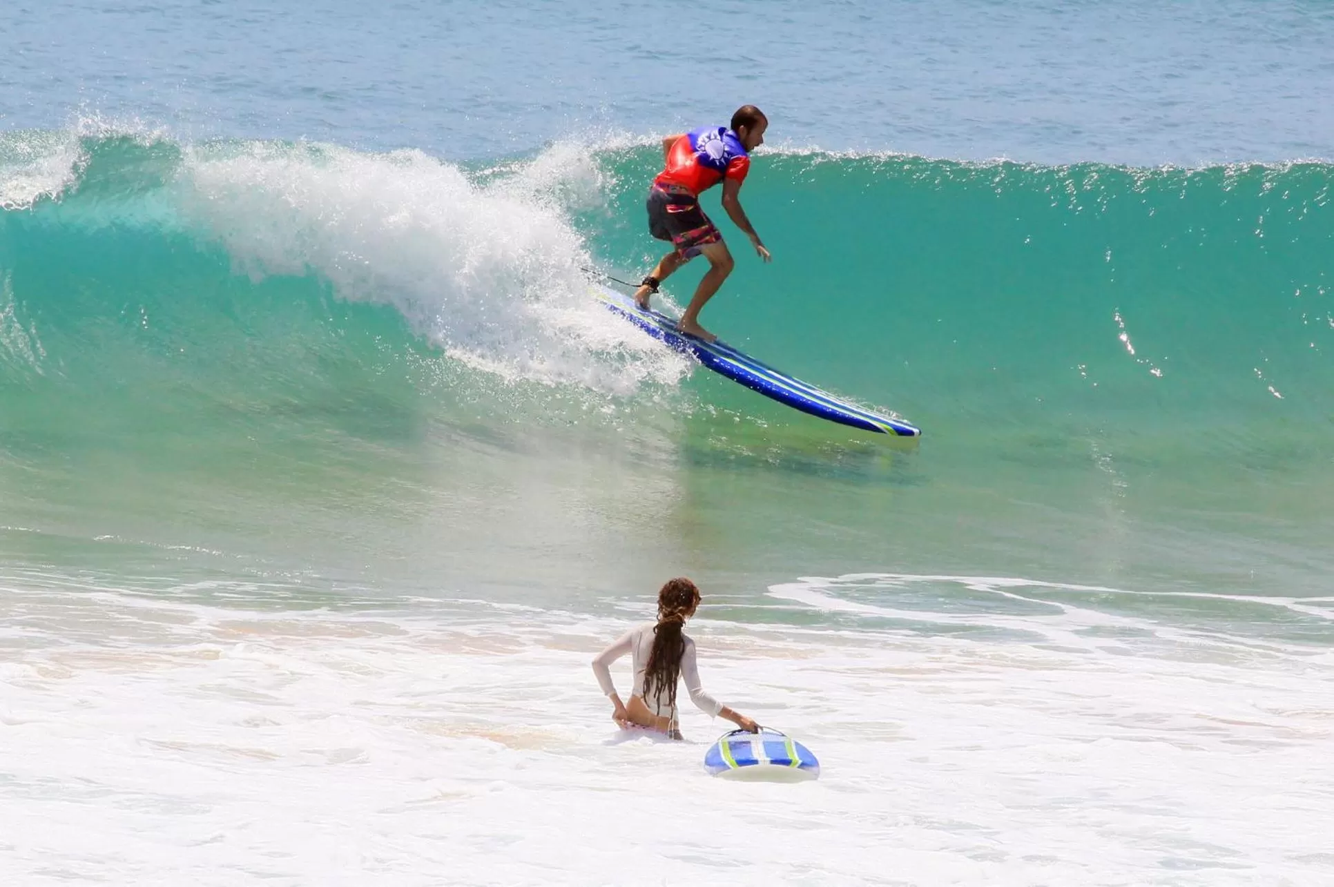 People in Beachcastle & Sea View Villa