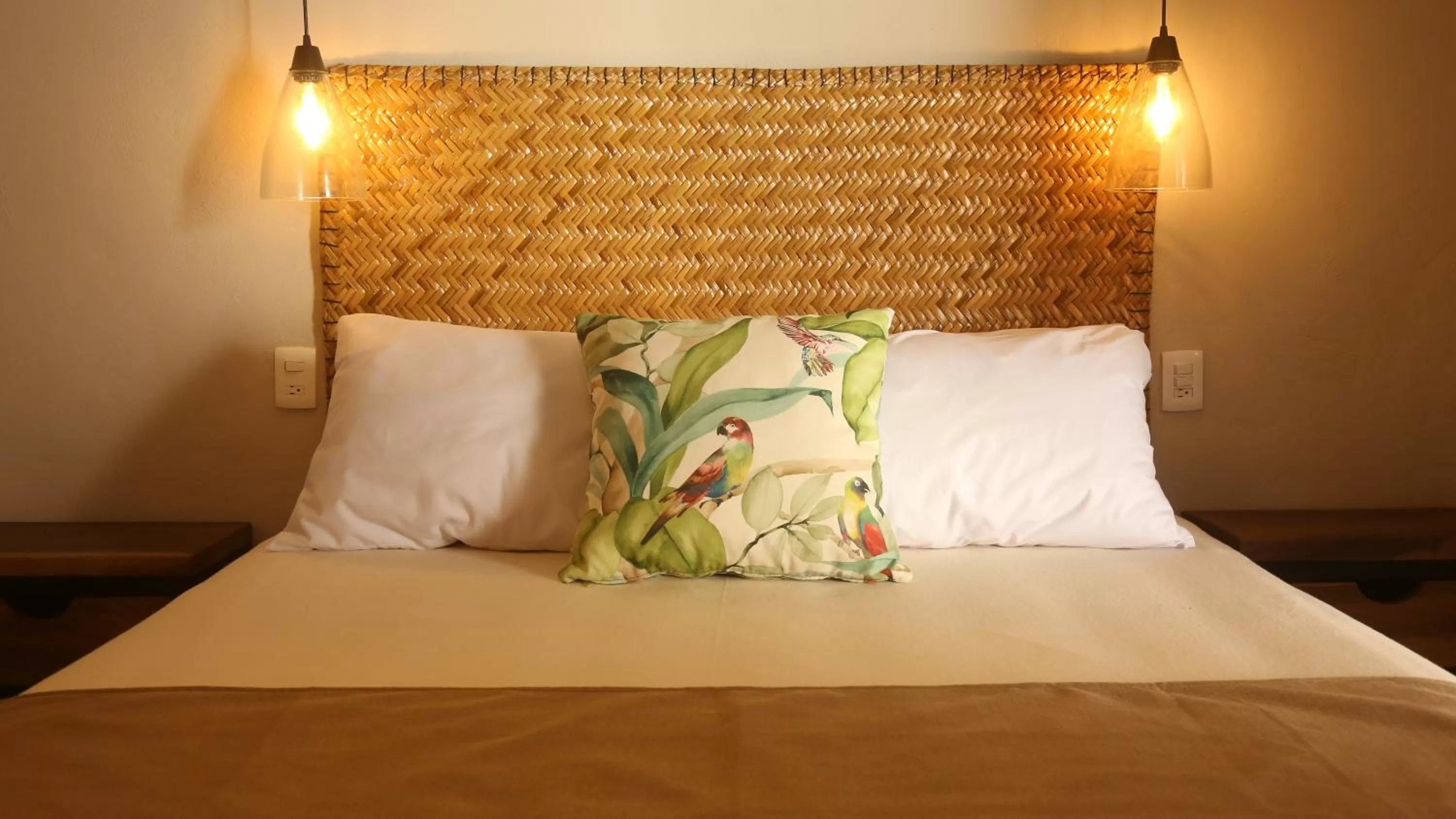 Bed in AGAM Hotel Boutique Bacalar - Adults Only