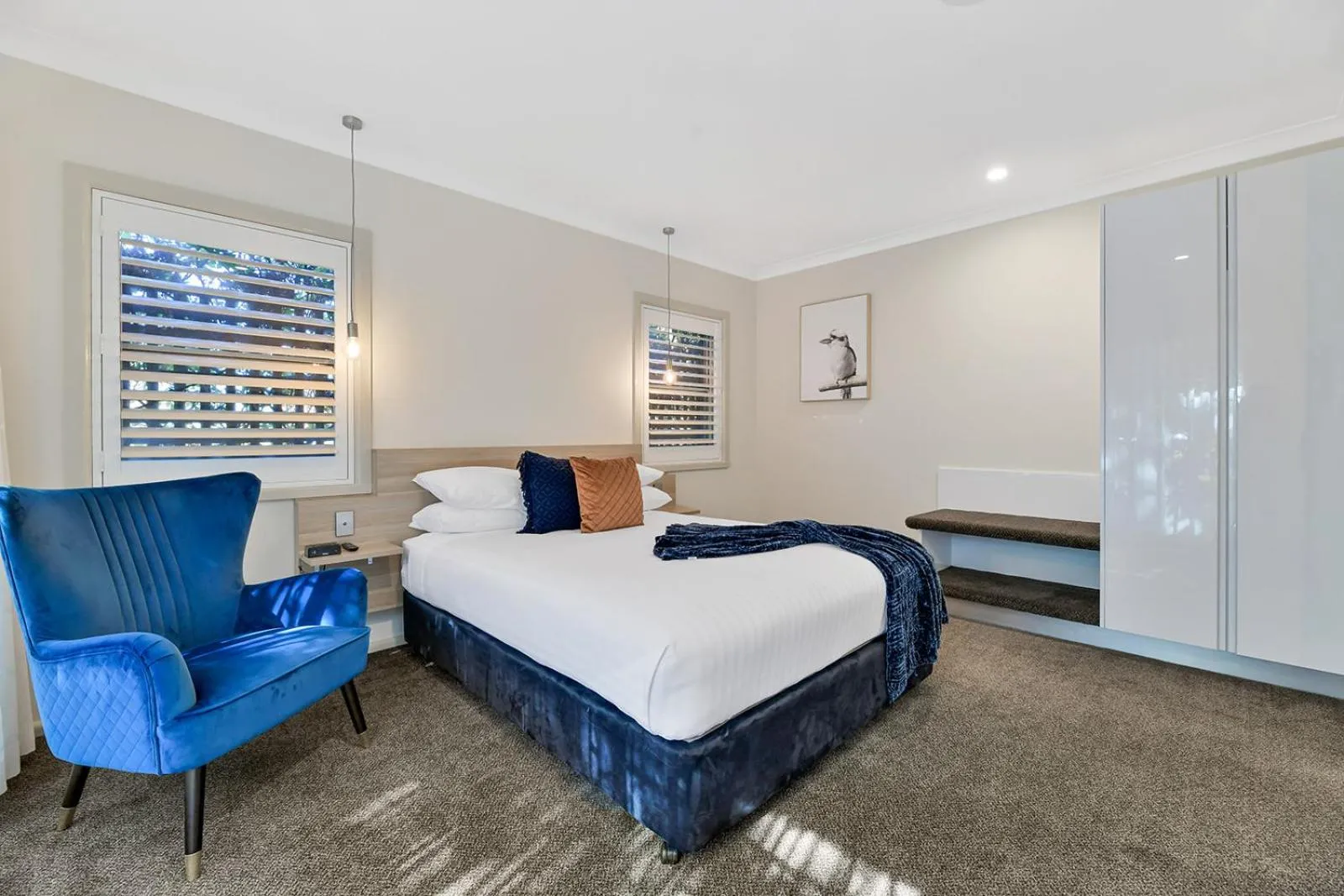 Bed in Central Caleula Motor Lodge