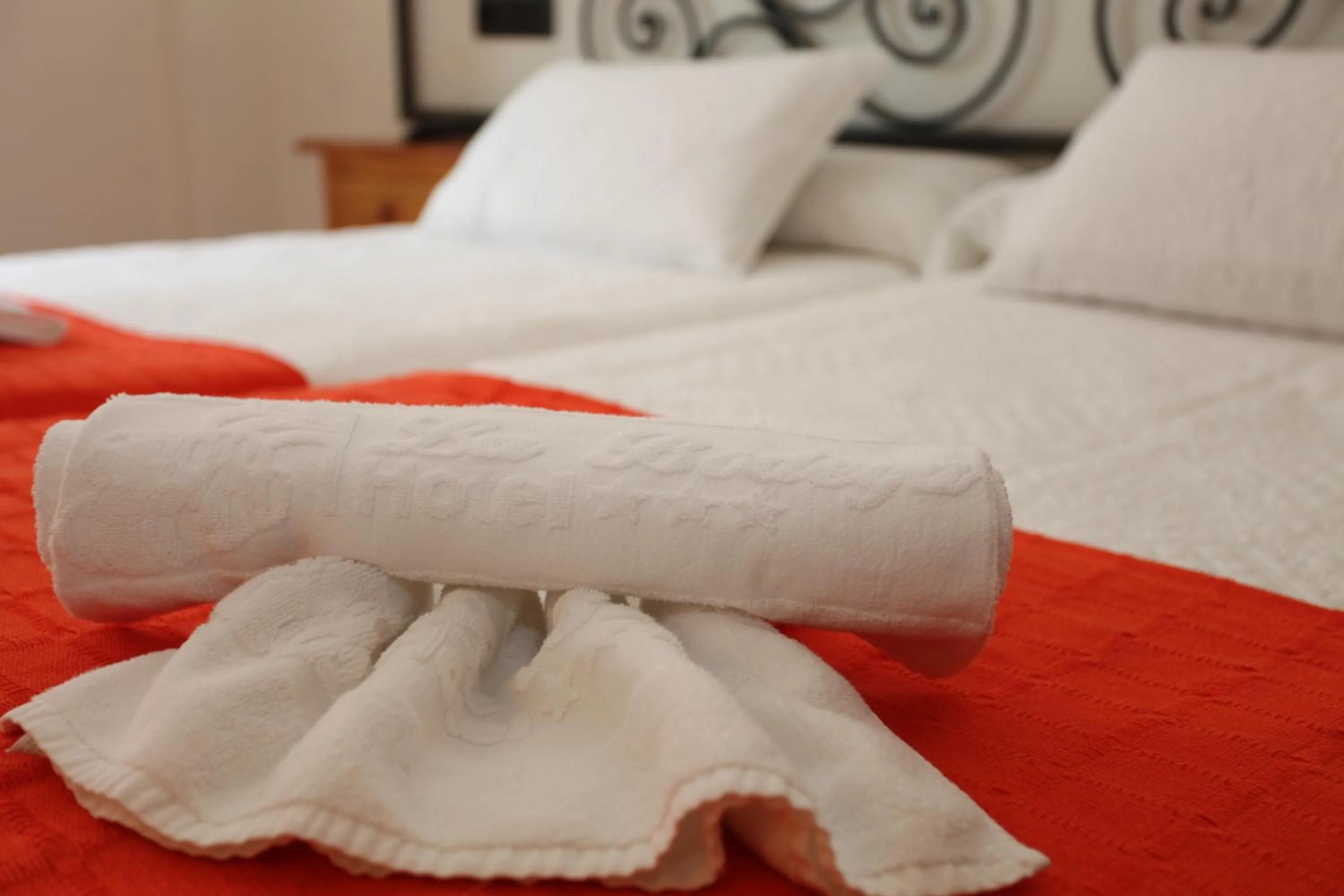 Decorative detail, Bed in Hotel La Bodega