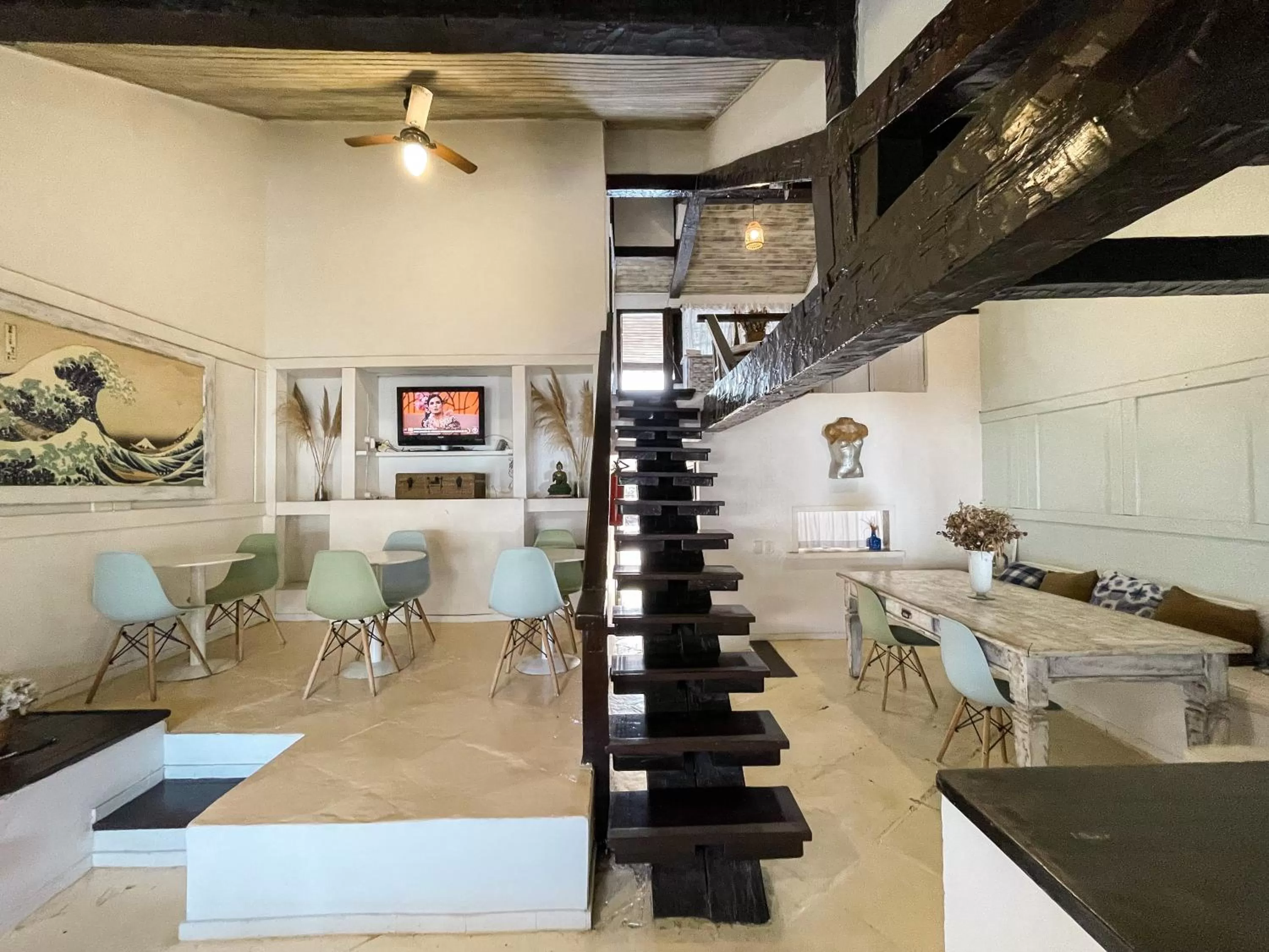 Communal lounge/ TV room, Restaurant/Places to Eat in Pousada Marittima