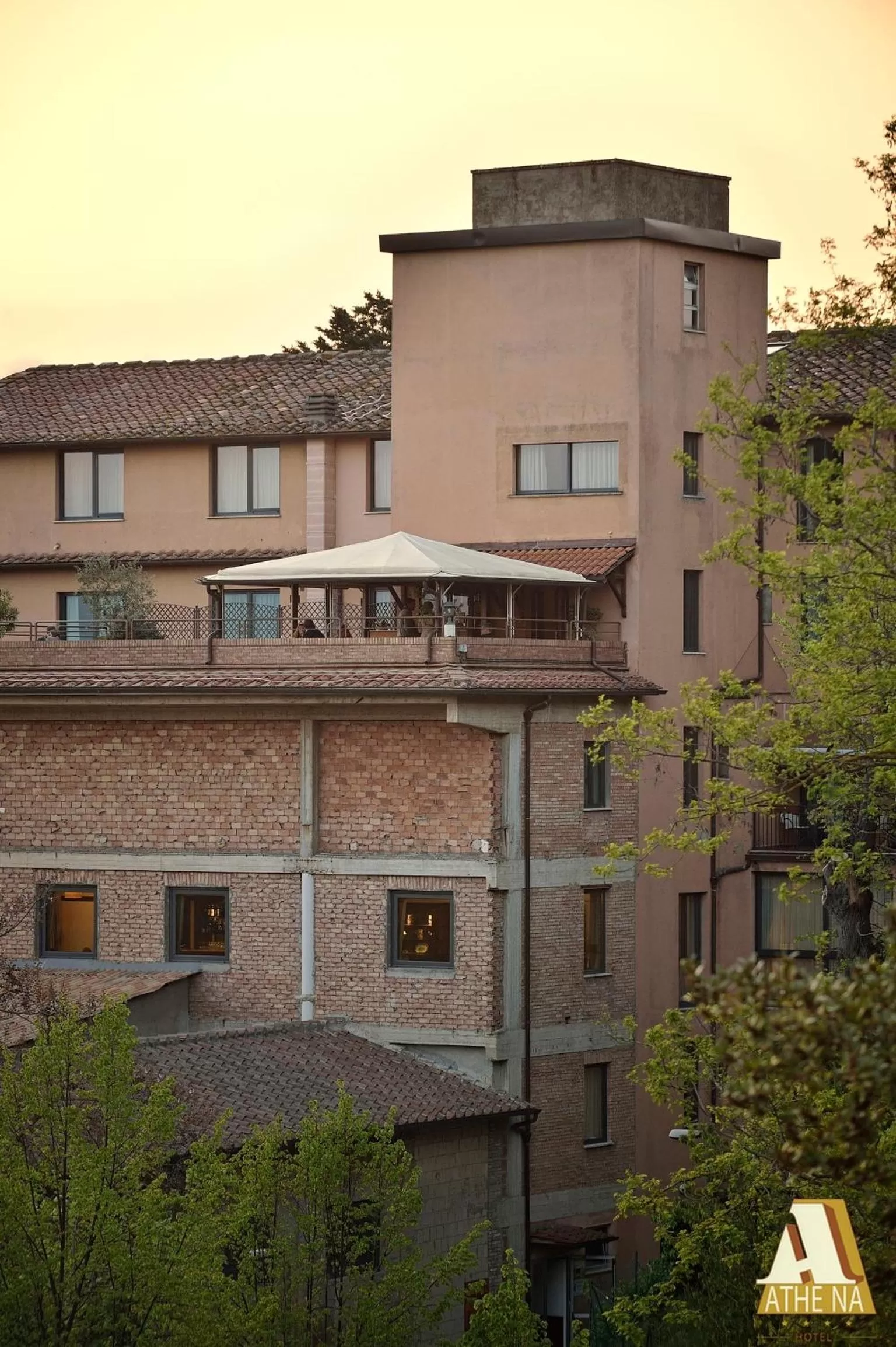 Facade/entrance in Hotel Athena