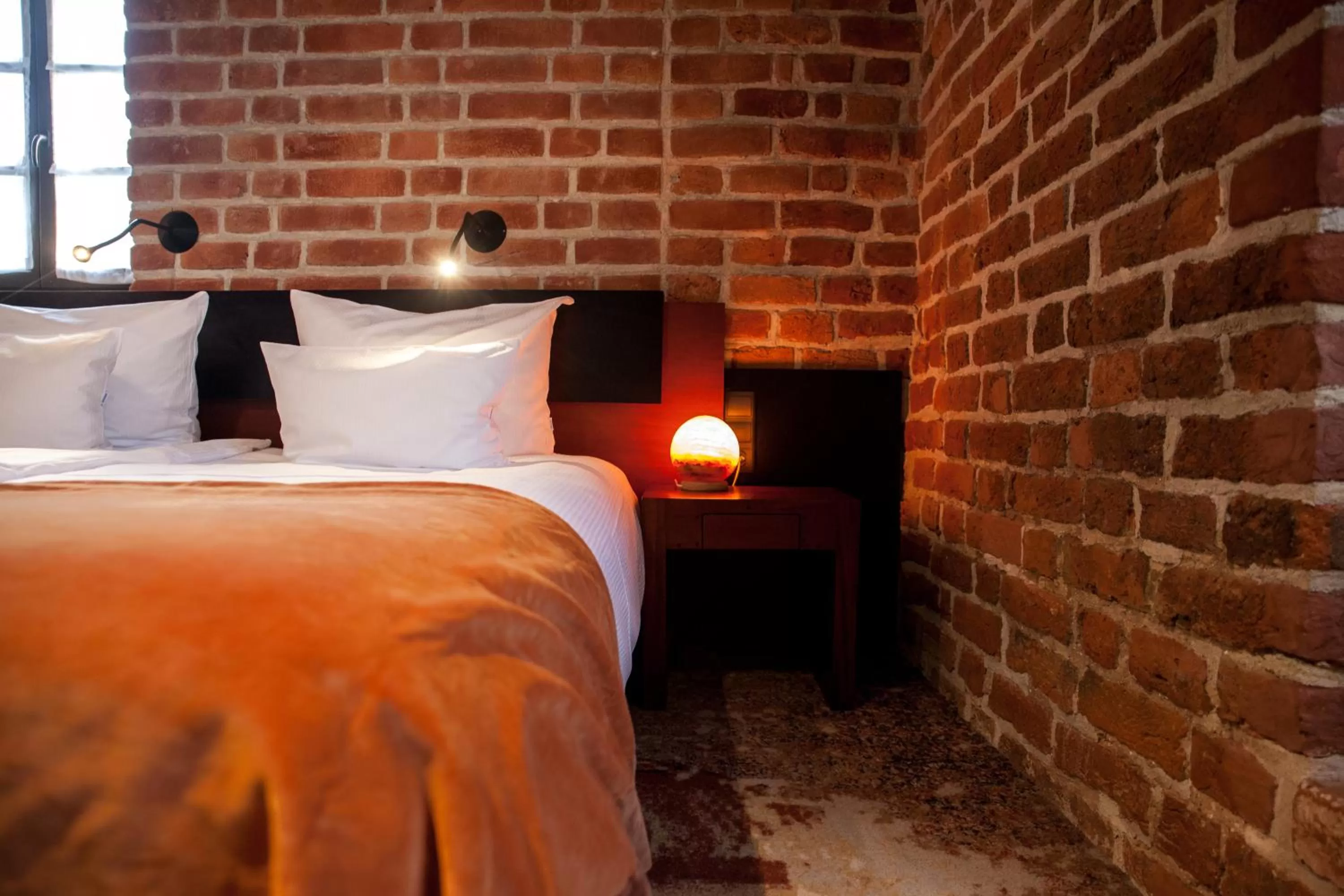 Bed in Hotel Krasicki