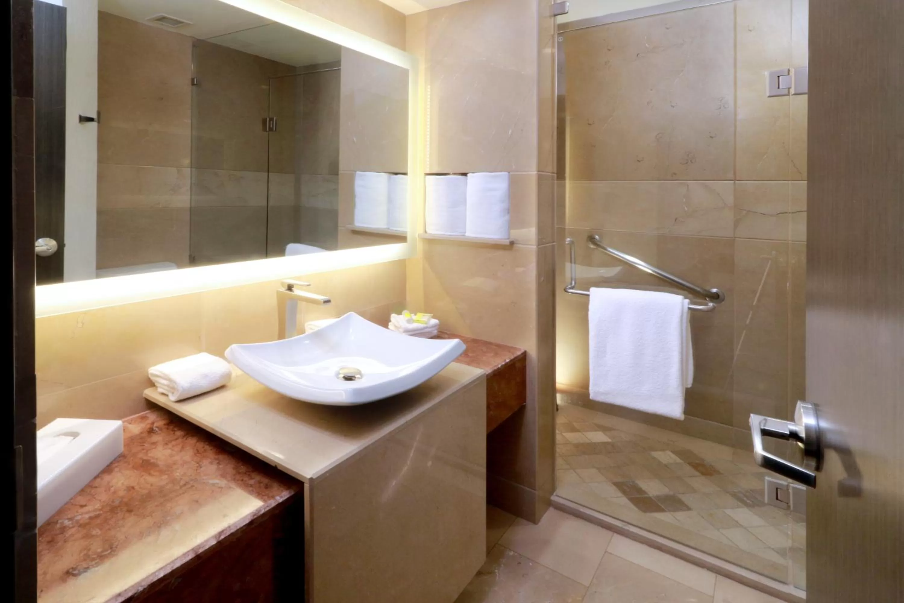 Shower in Holiday Inn Queretaro Zona Diamante by IHG