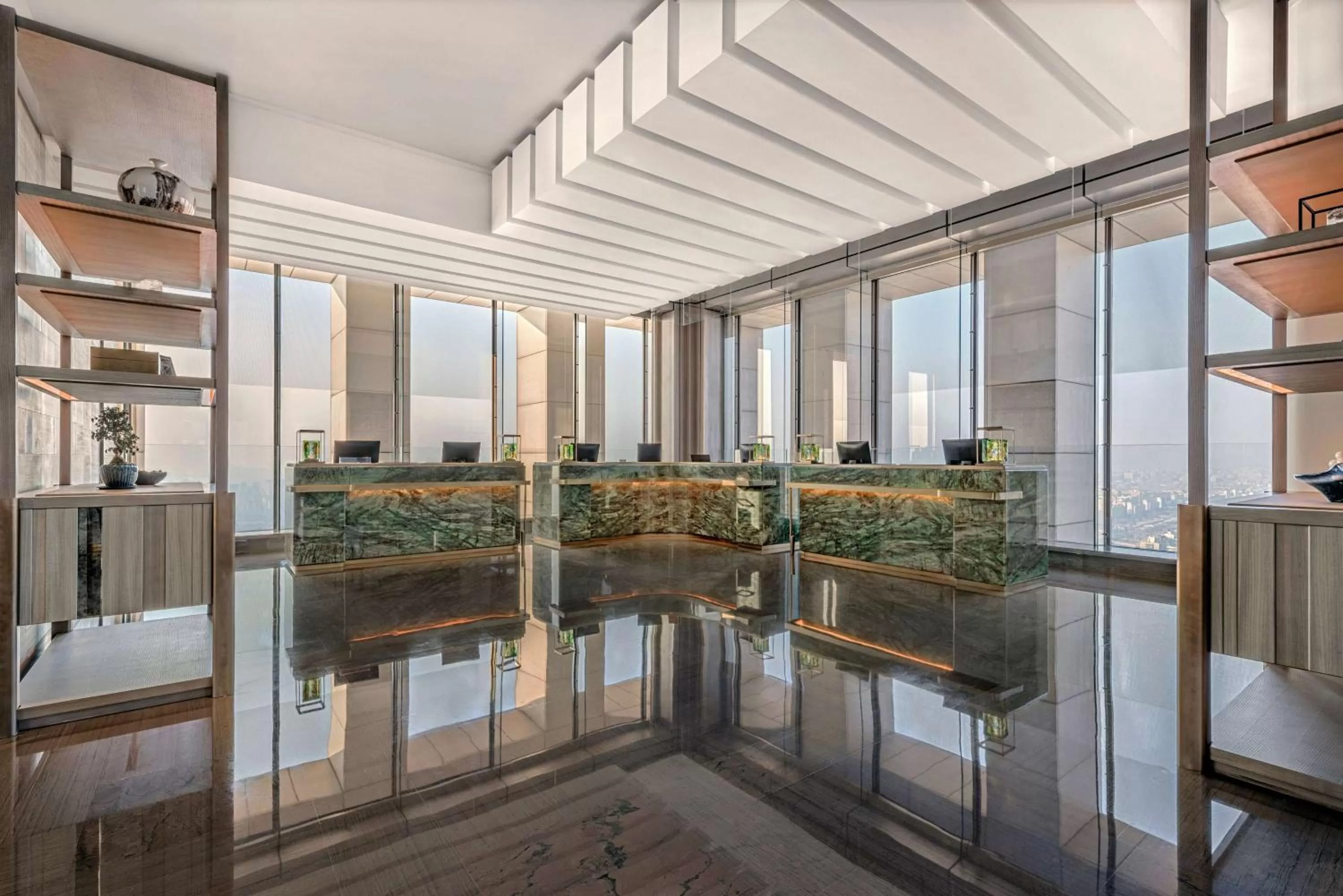 Lobby or reception in Park Hyatt Beijing