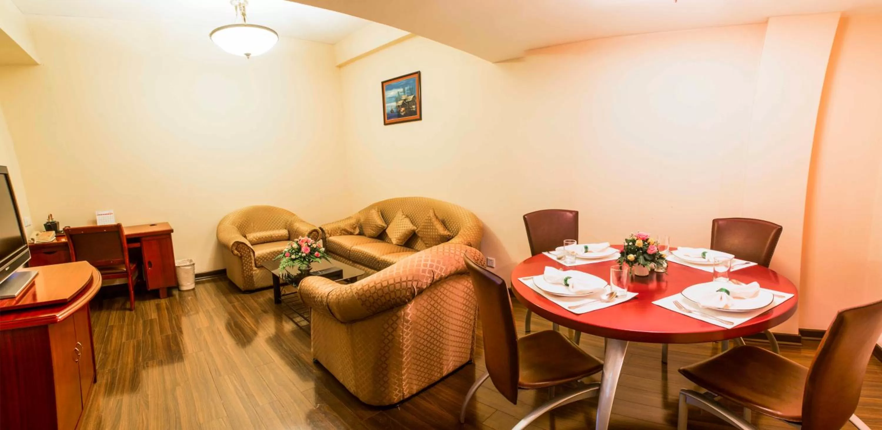 Living room in Phnom Penh Hotel