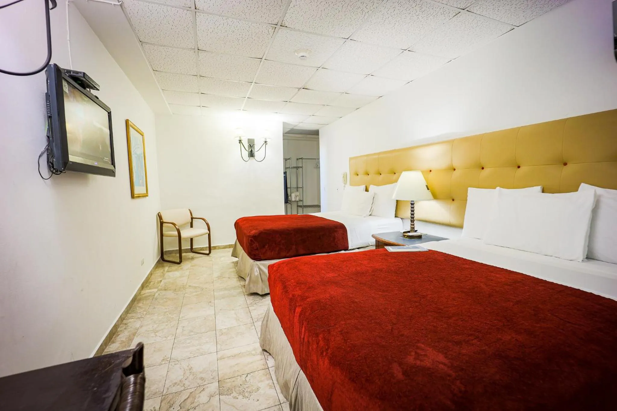 Bed in Coral by the Sea