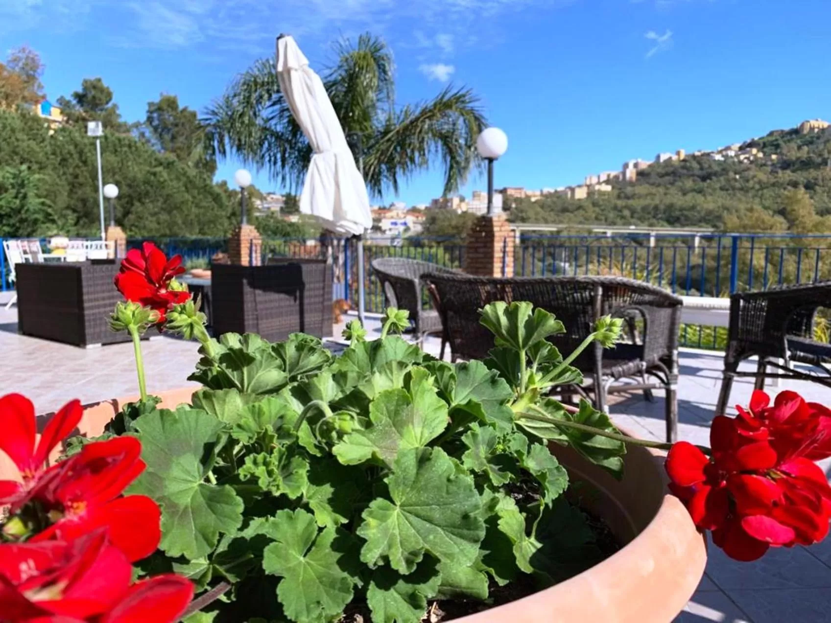 Patio in B&B Villa del Sole Relais