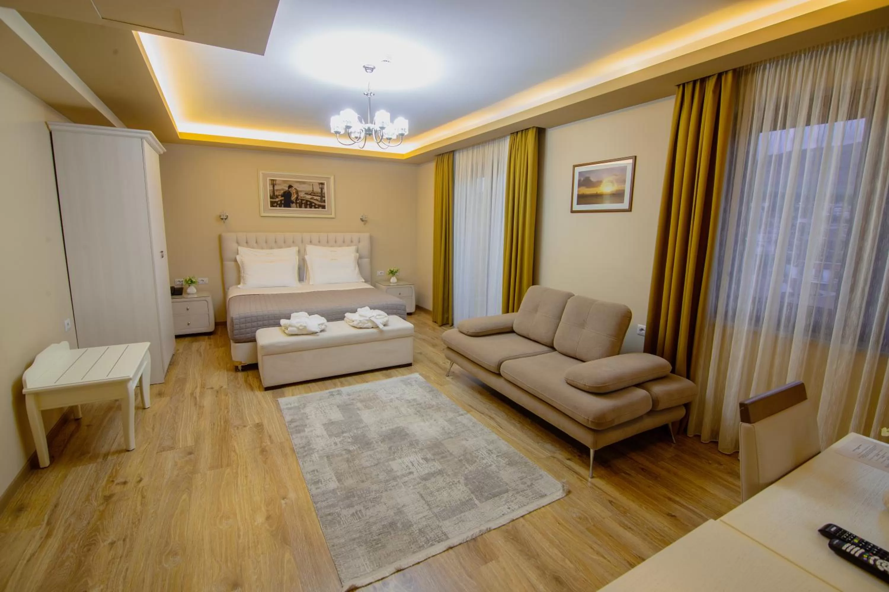 Bed in Christi's Hotel Borova