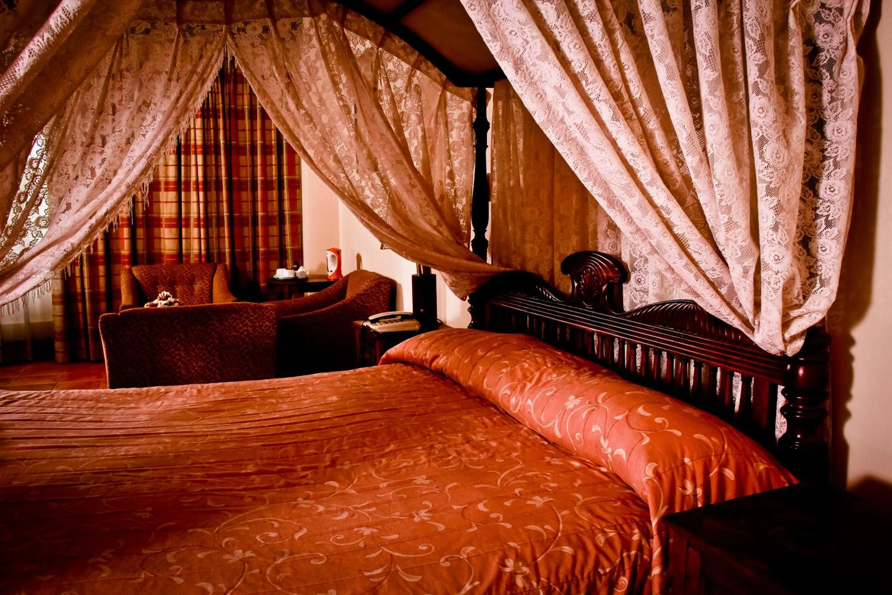 Bed in Grand Oriental Hotel
