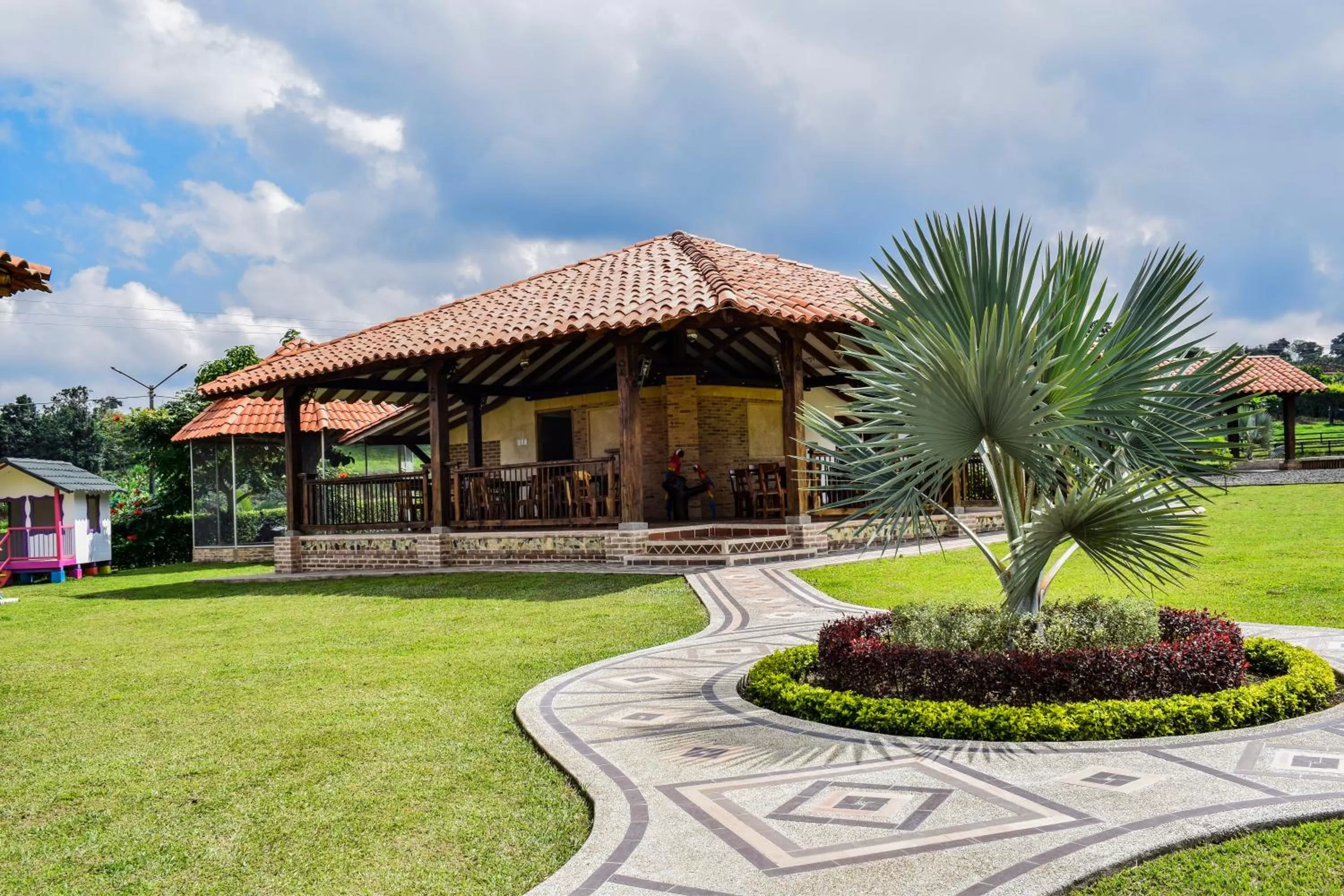 Restaurant/places to eat, Property Building in La Victoria Hotel Campestre
