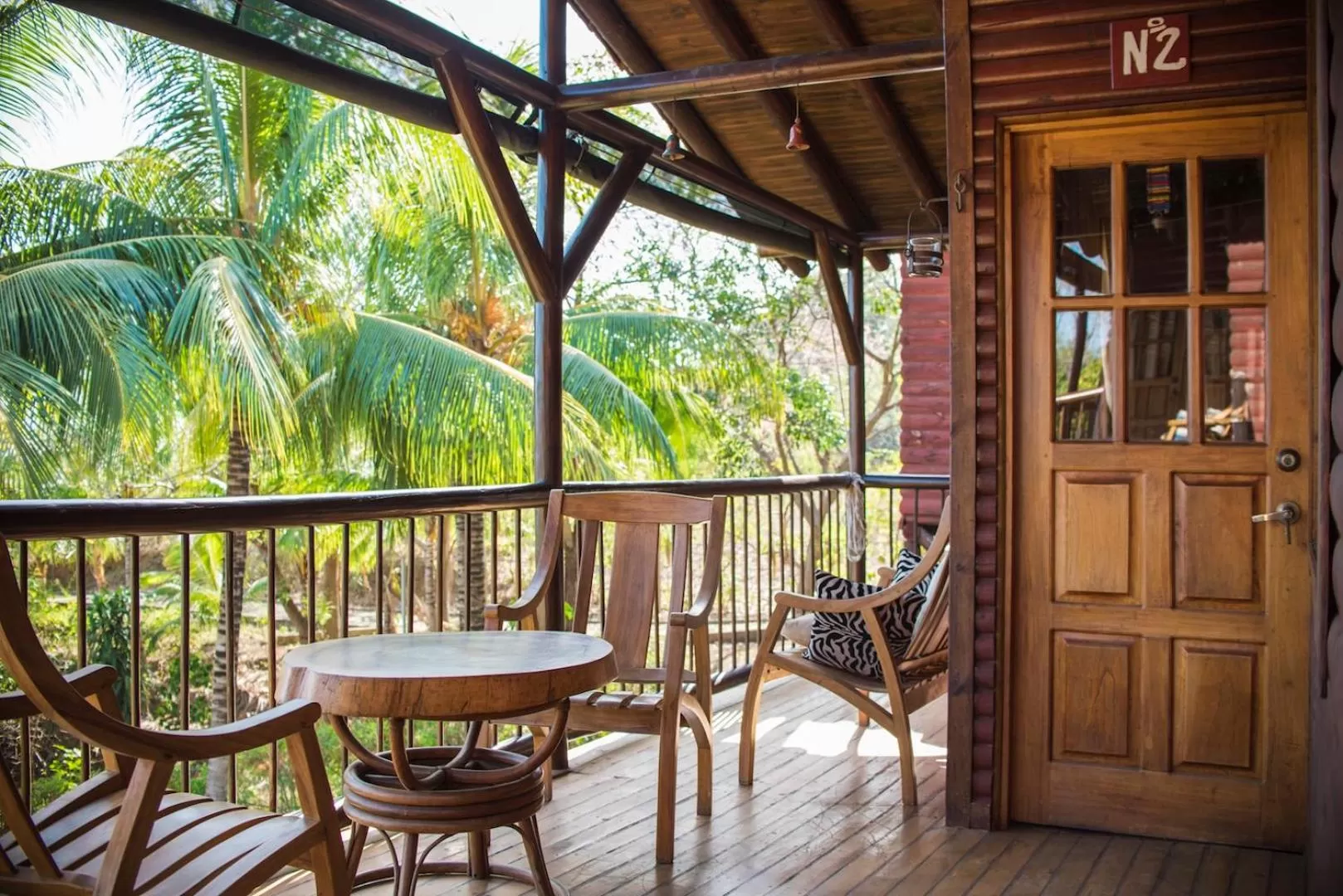 Balcony/Terrace in Las Cabañas Encantadas de Nindirí