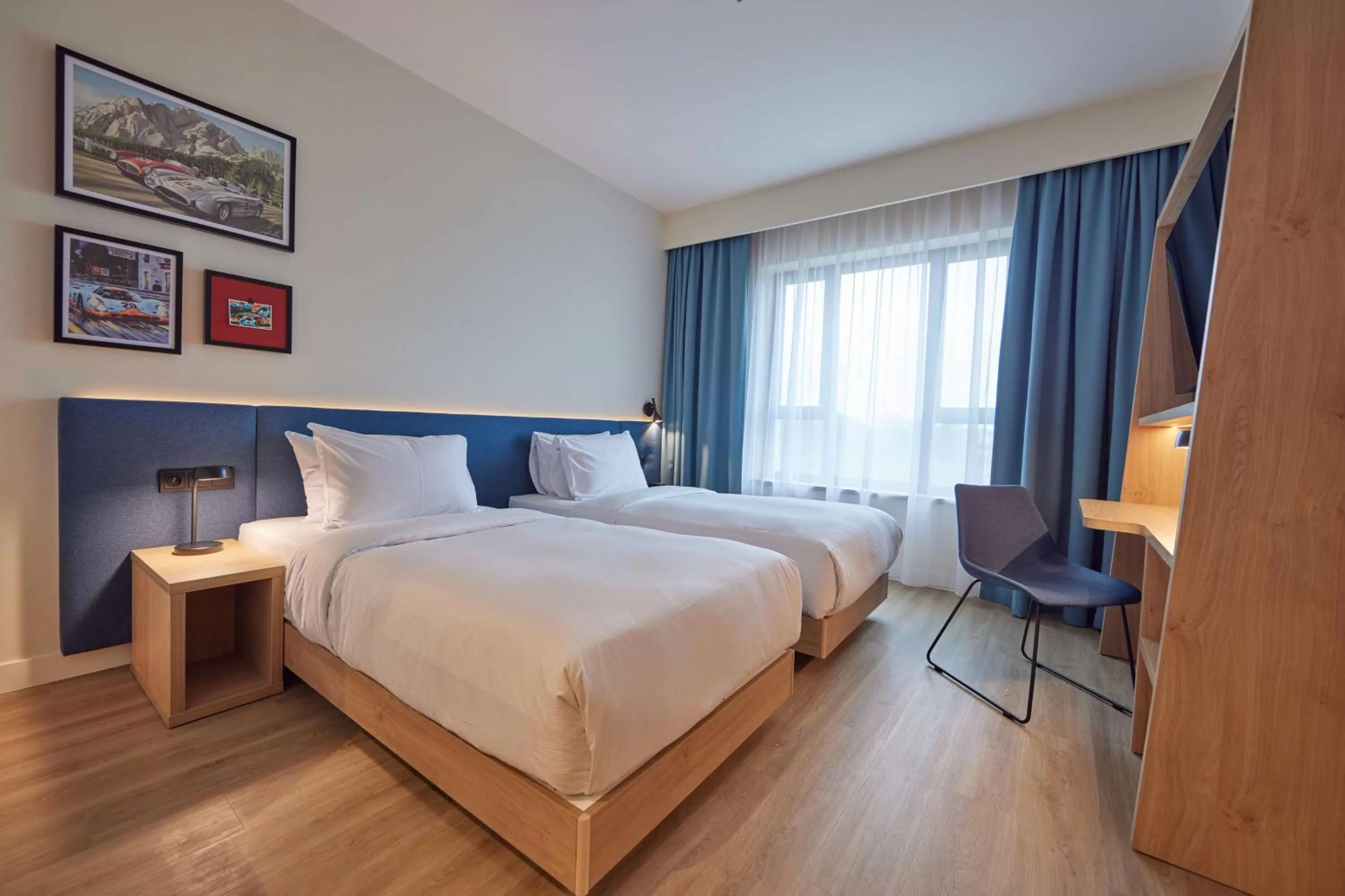 Bedroom, Bed in Hampton By Hilton Poznan Swarzedz