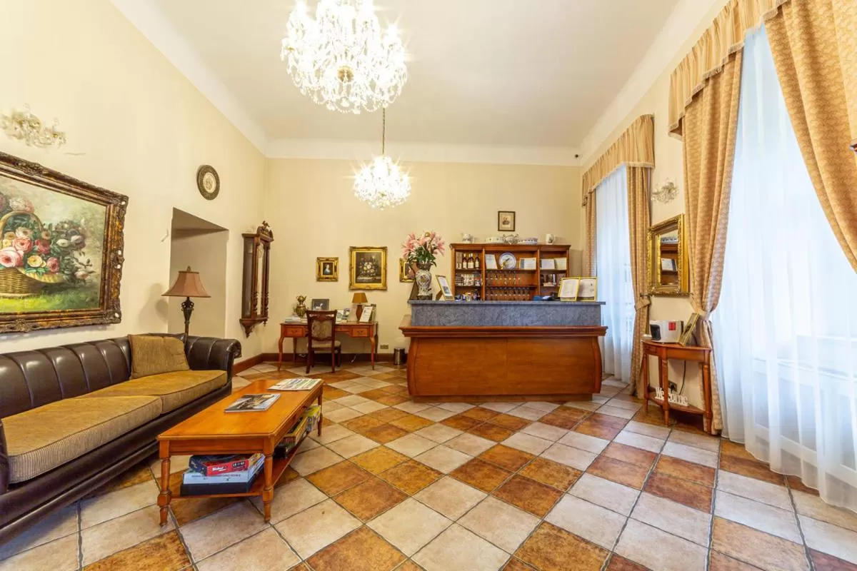 Lobby or reception in Chateau Zbiroh