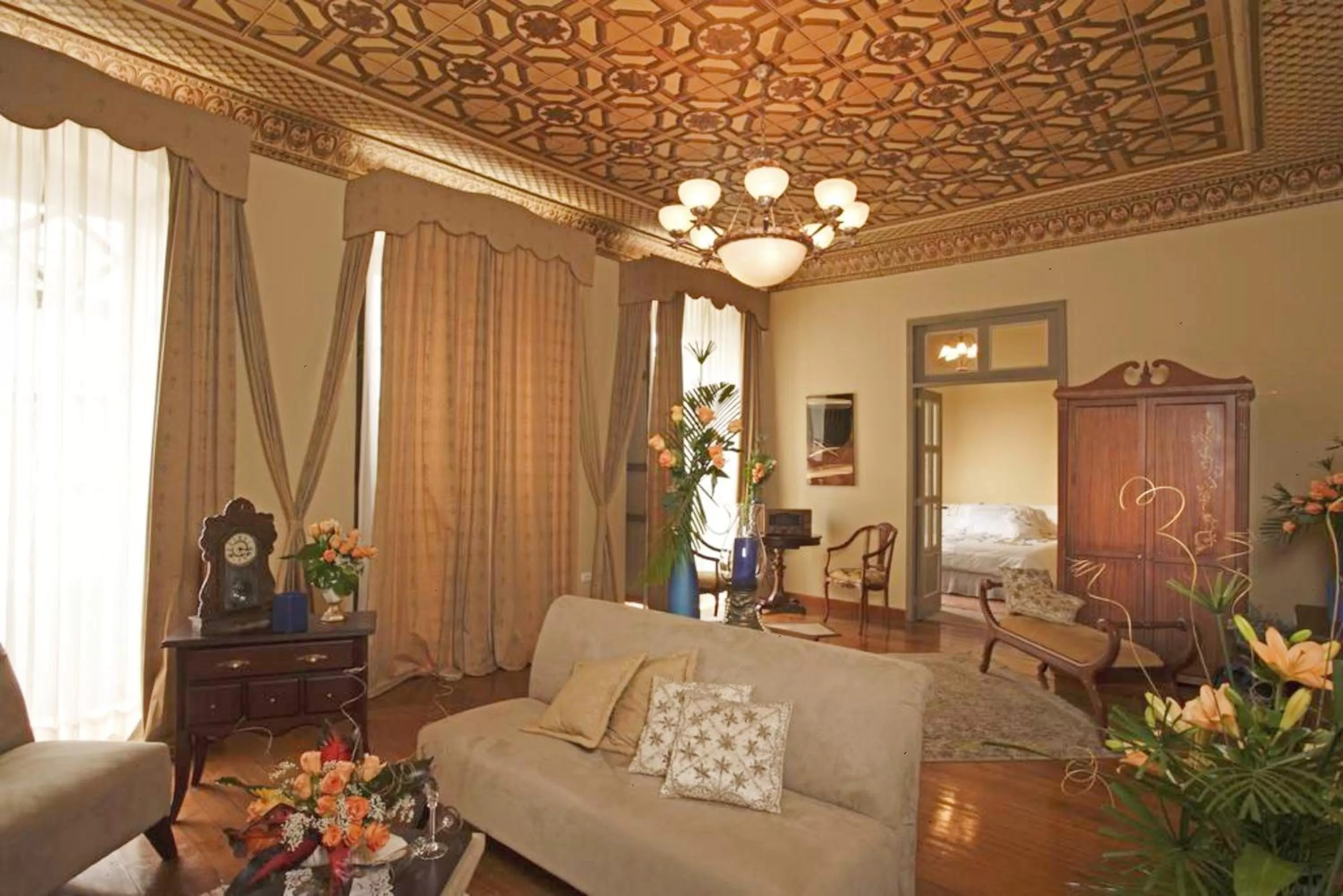 Seating area in Hotel Carvallo