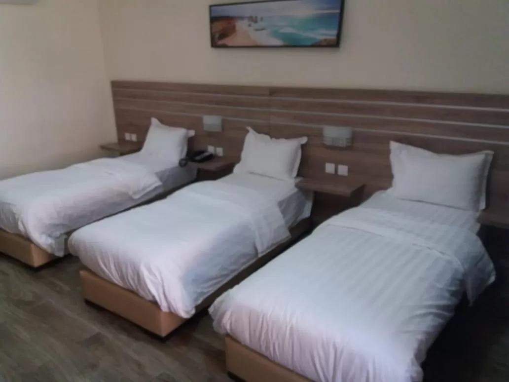 Bed in La Riva Hotel