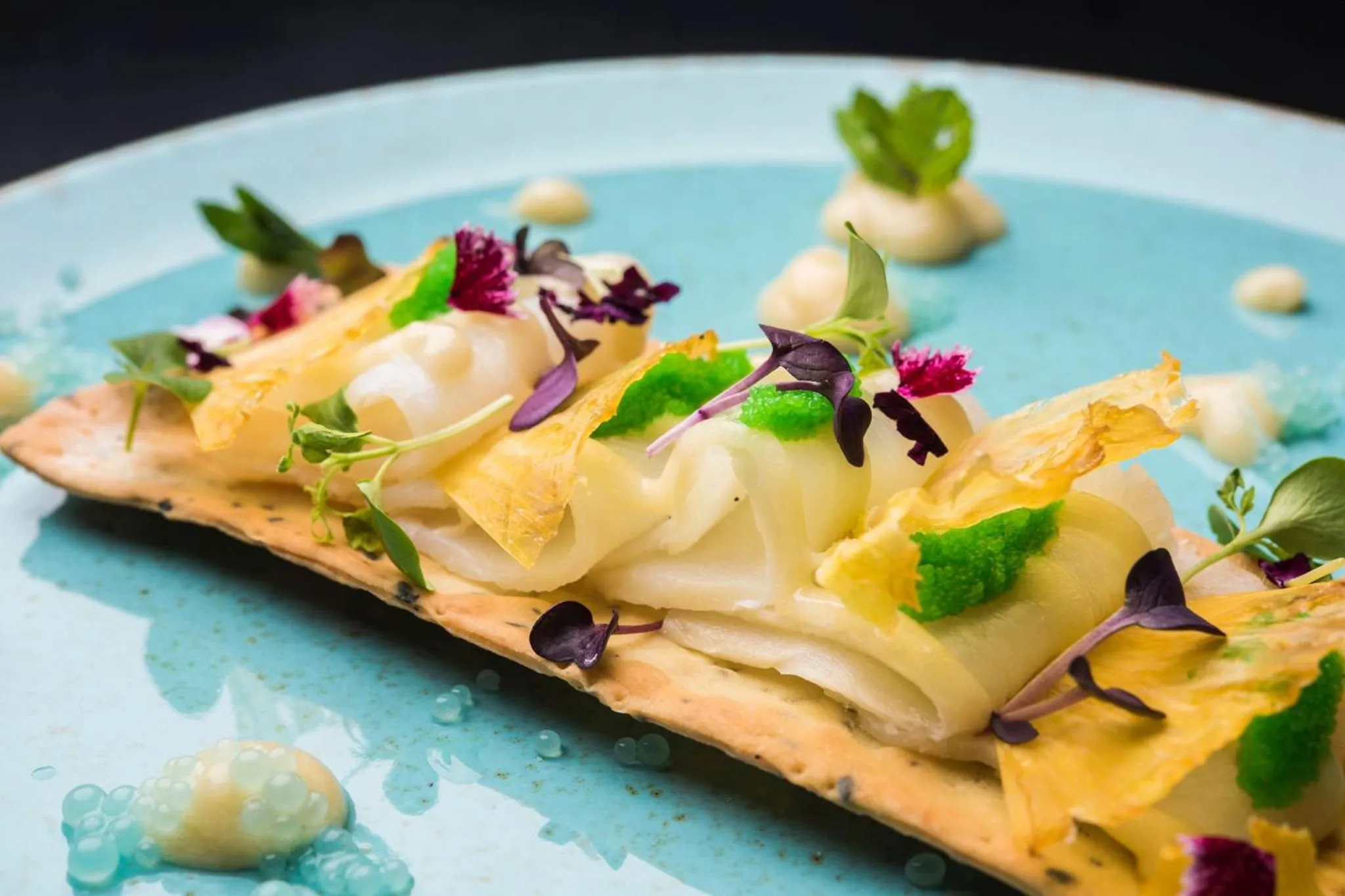 Food close-up in Ciampedie Luxury Alpine Spa Hotel