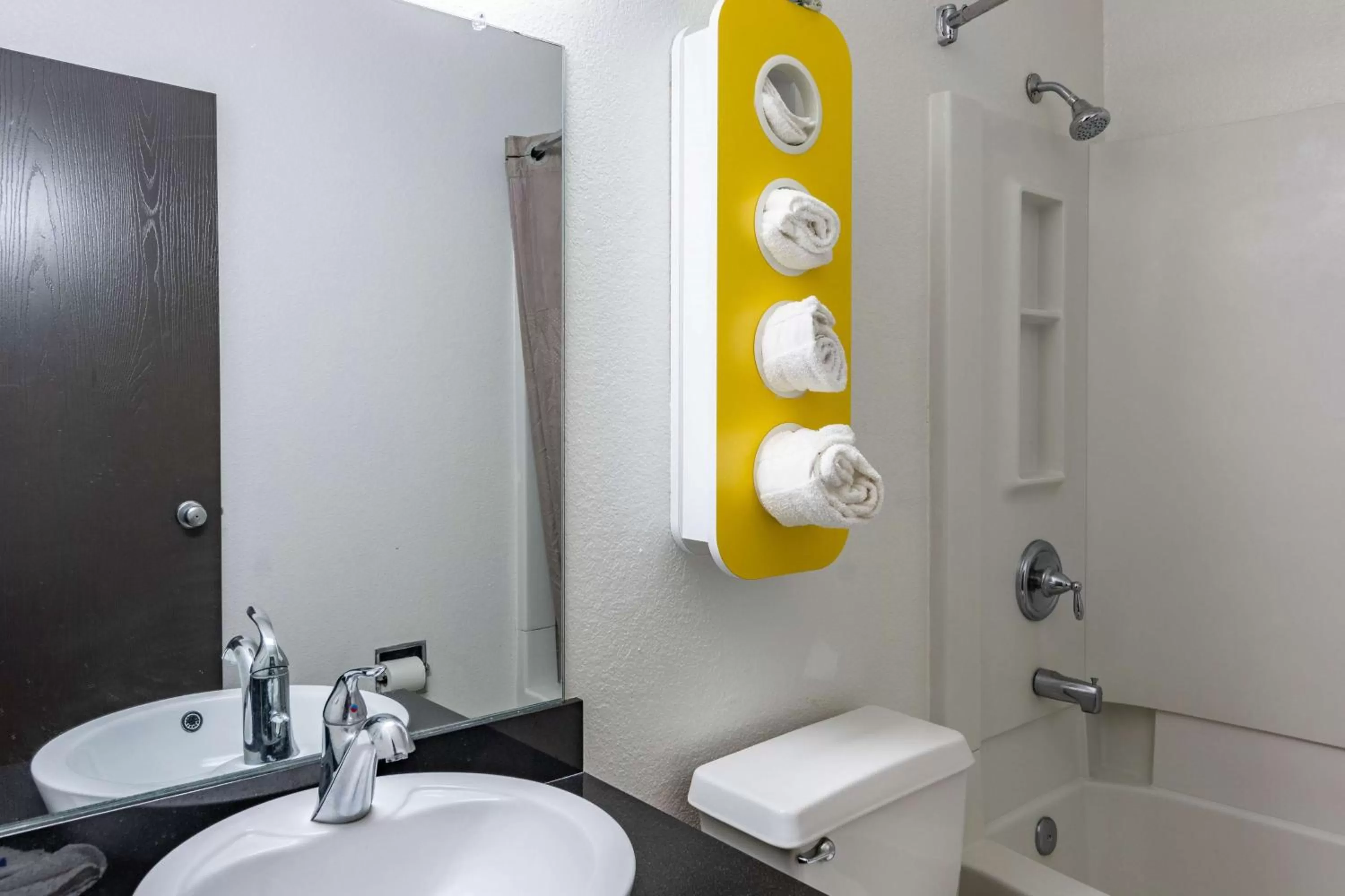 Shower in Motel 6-Salisbury, MD