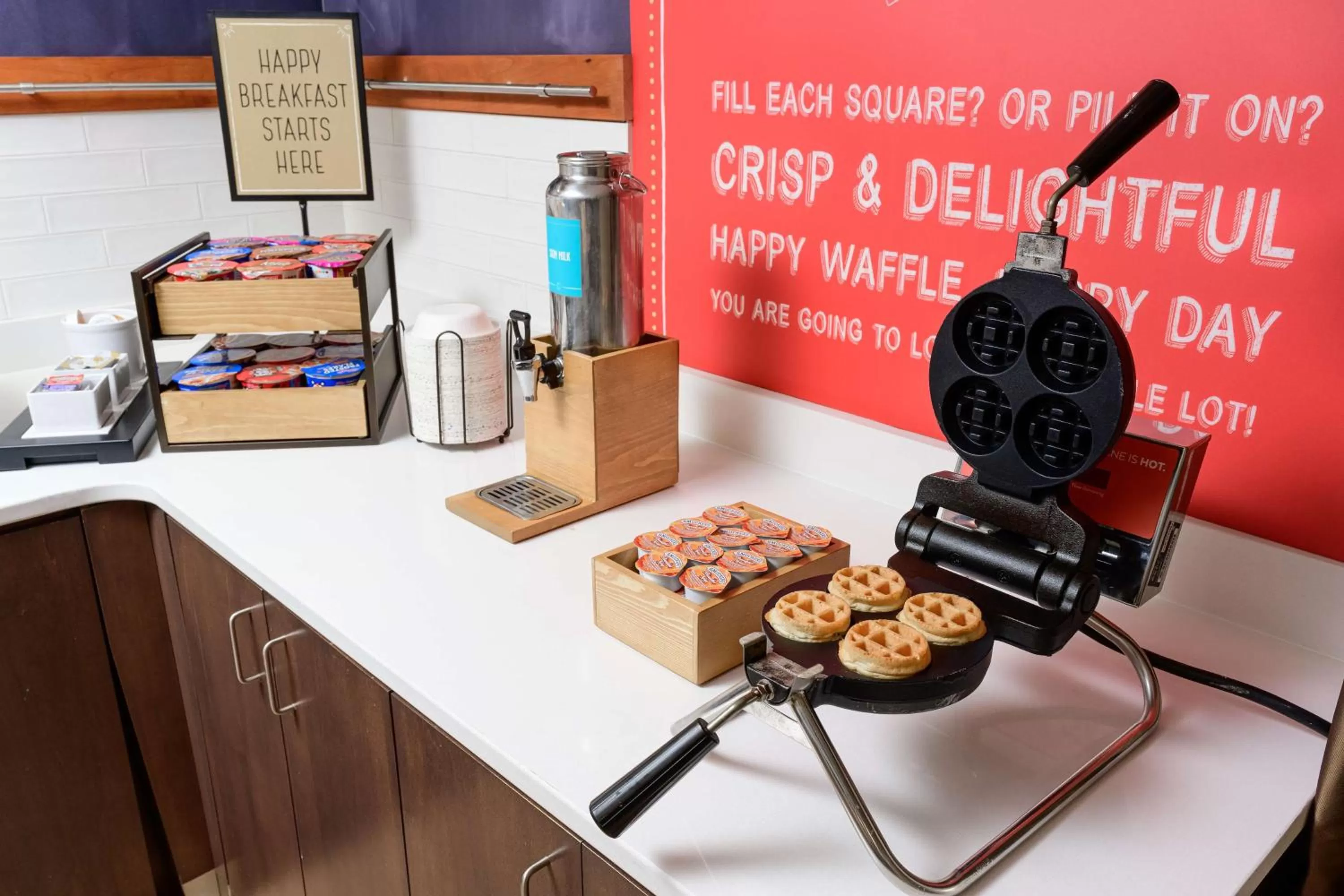 Breakfast in Hampton Inn Oak Ridge Knoxville