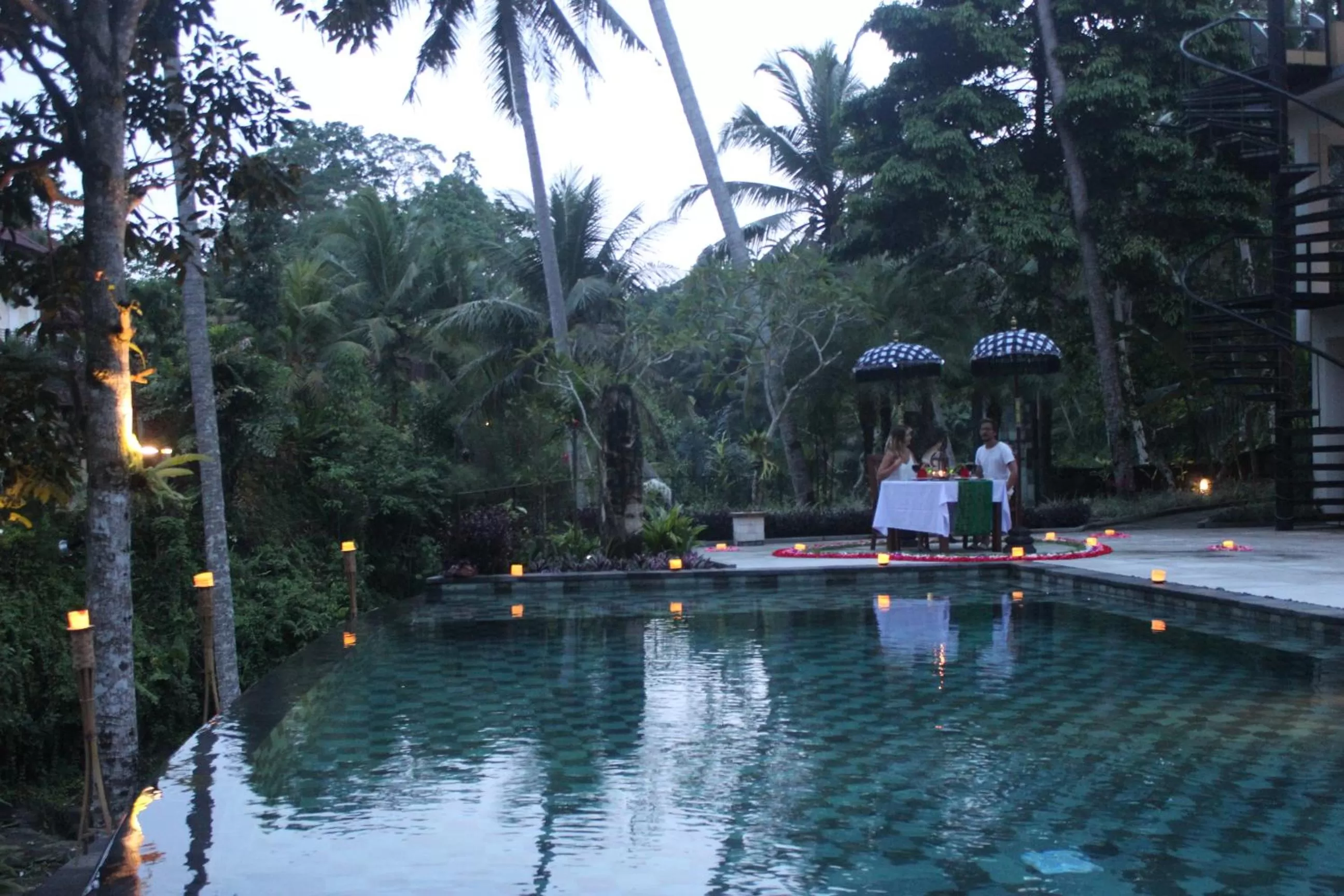 Patio in Labak River Hotel by EPS