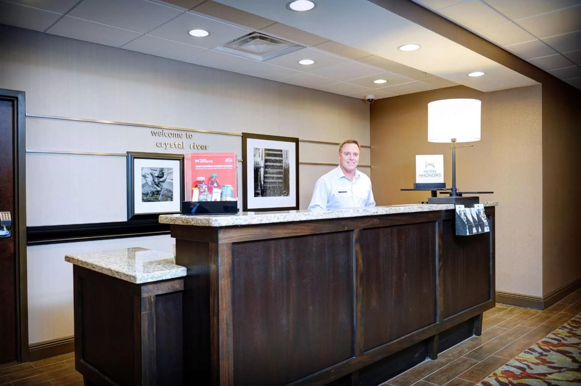 Lobby or reception in Hampton Inn Crystal River