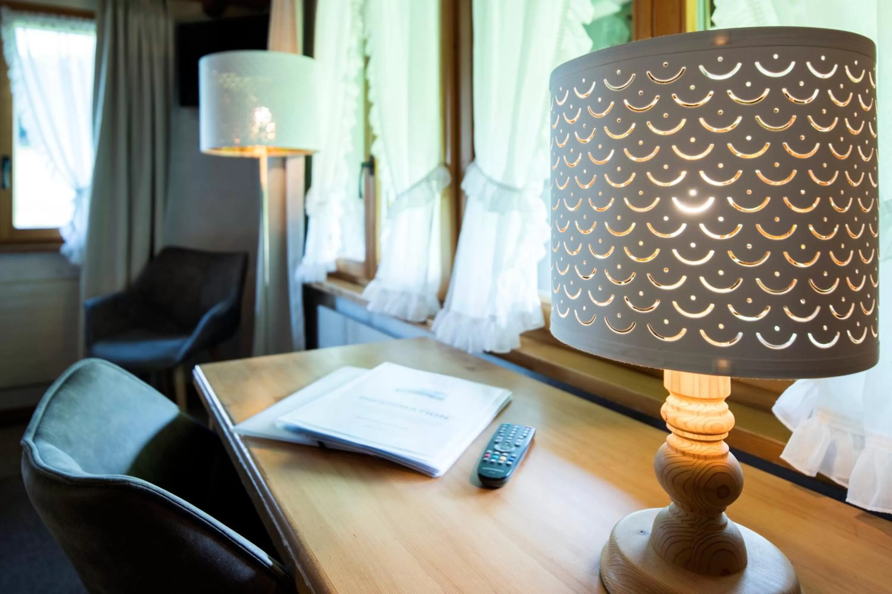 Bed in Hotel Alphorn