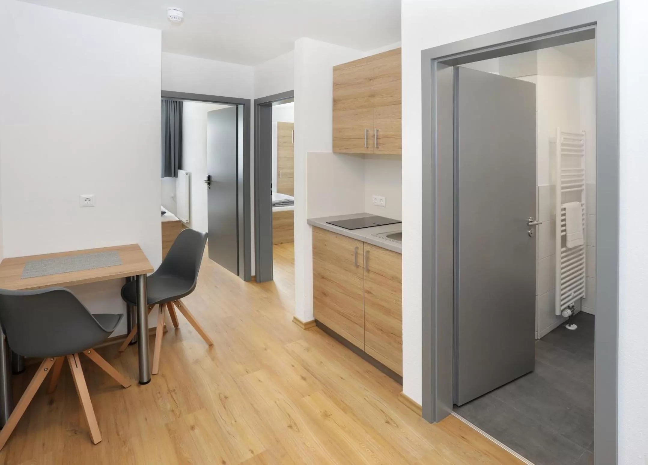 Kitchen or kitchenette, Kitchen/Kitchenette in easy sleep Apartmenthotel