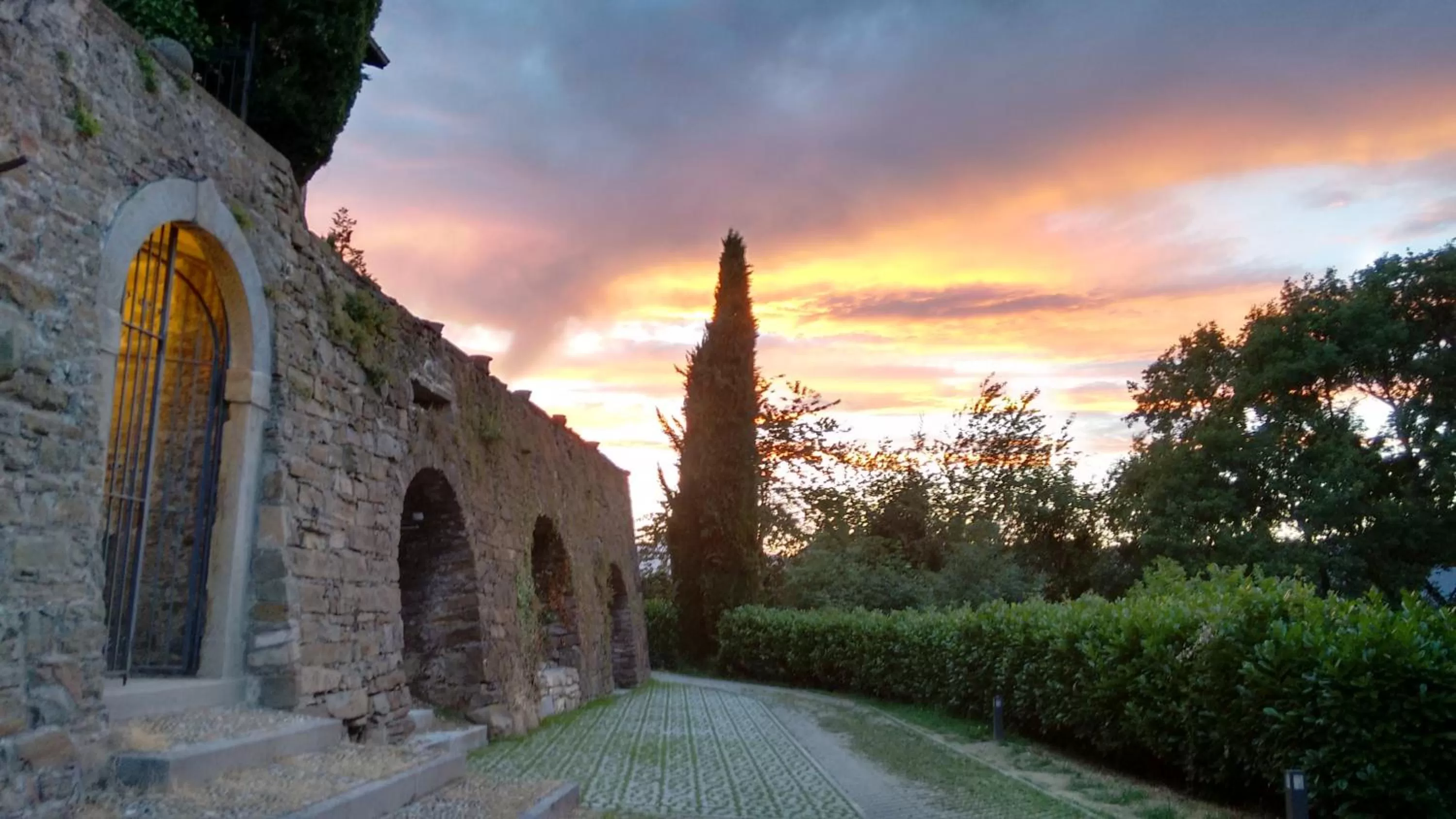 Sunset in B&B Dimora Delle Donnole Bergamo Alta