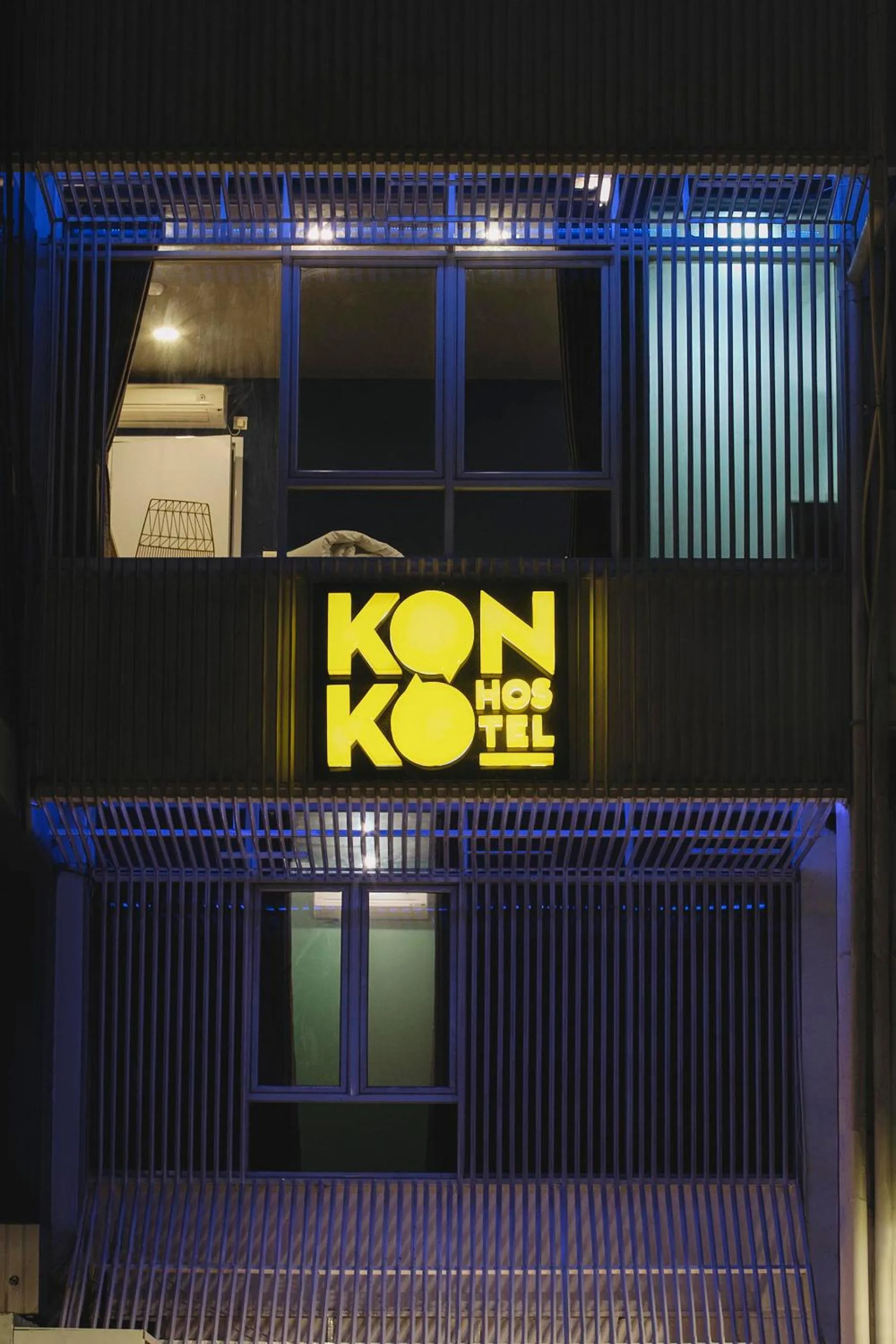 Facade/entrance in Konko Hostel Jakarta