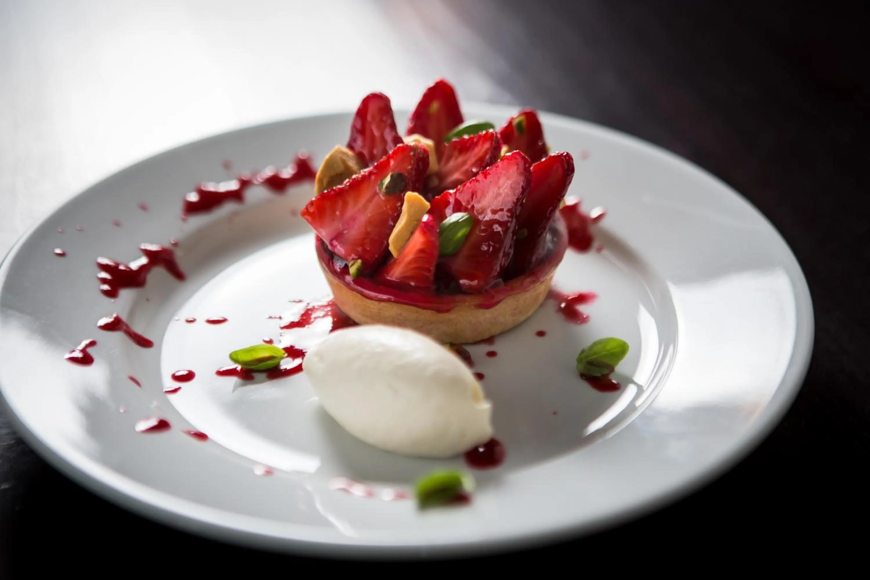 Food close-up in Sherbrooke Castle Hotel
