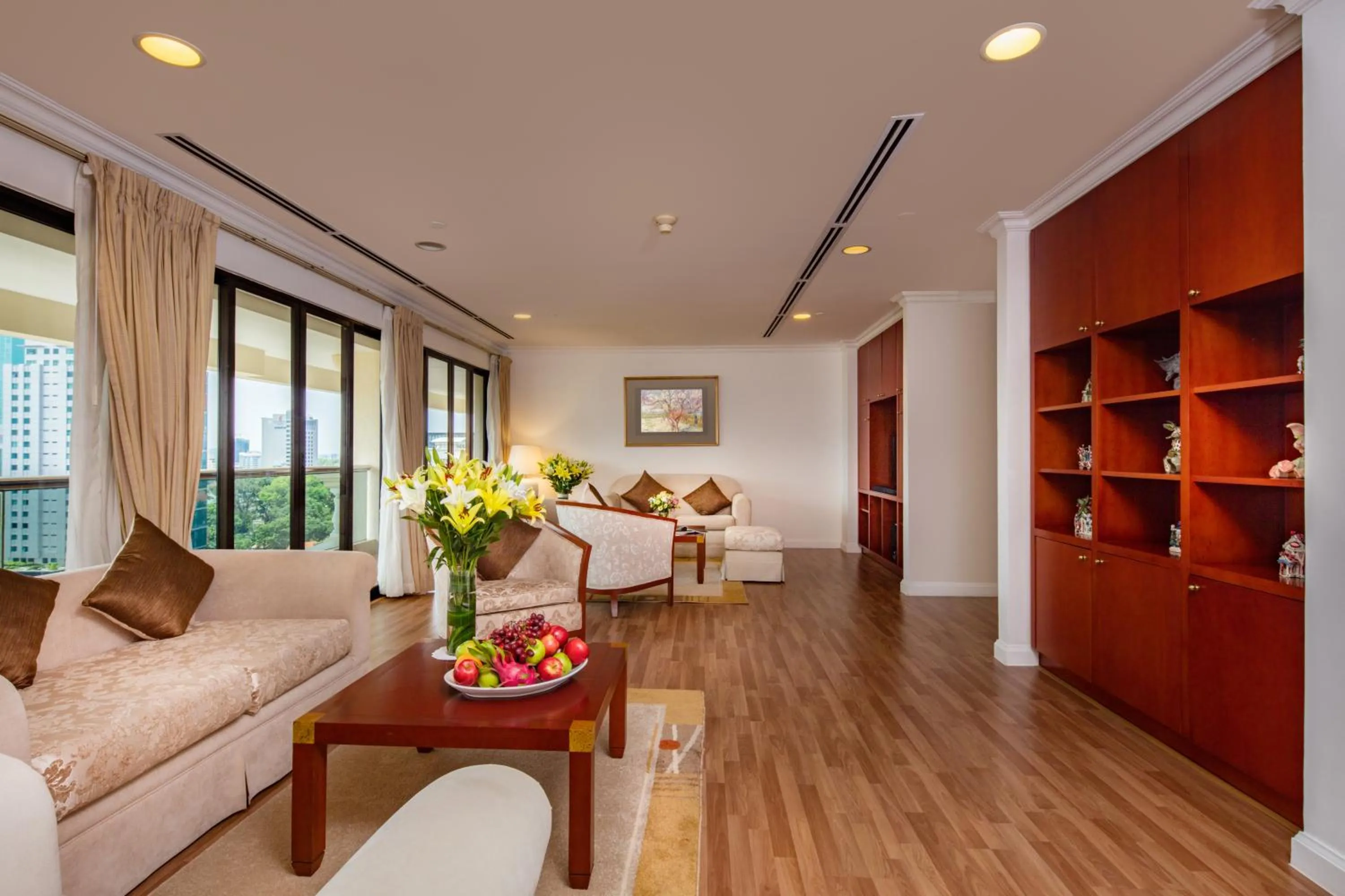 Living room in Norfolk Mansion - Luxury Serviced Apartment