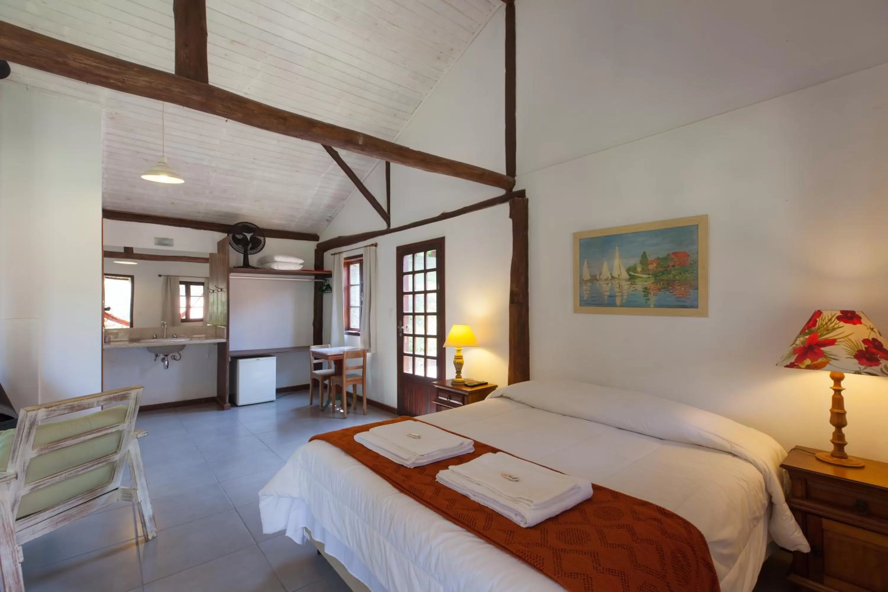 Bed in Pousada Mariza