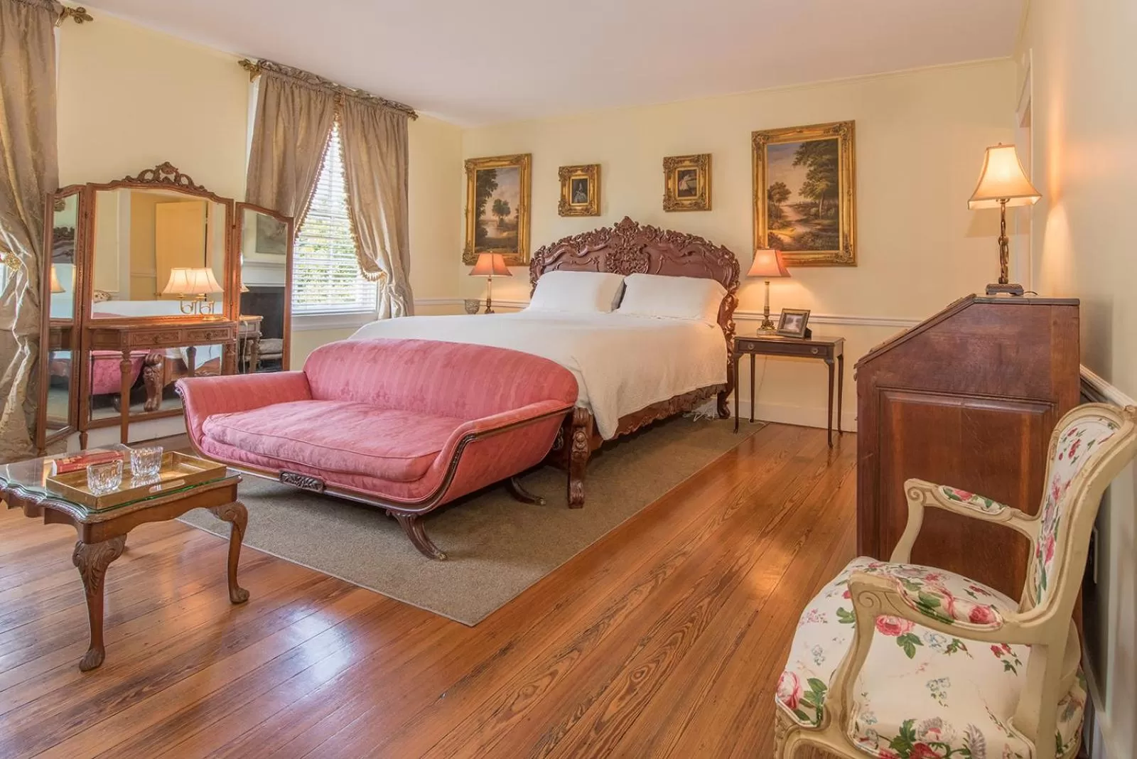 Bed in The Burn Bed and Breakfast