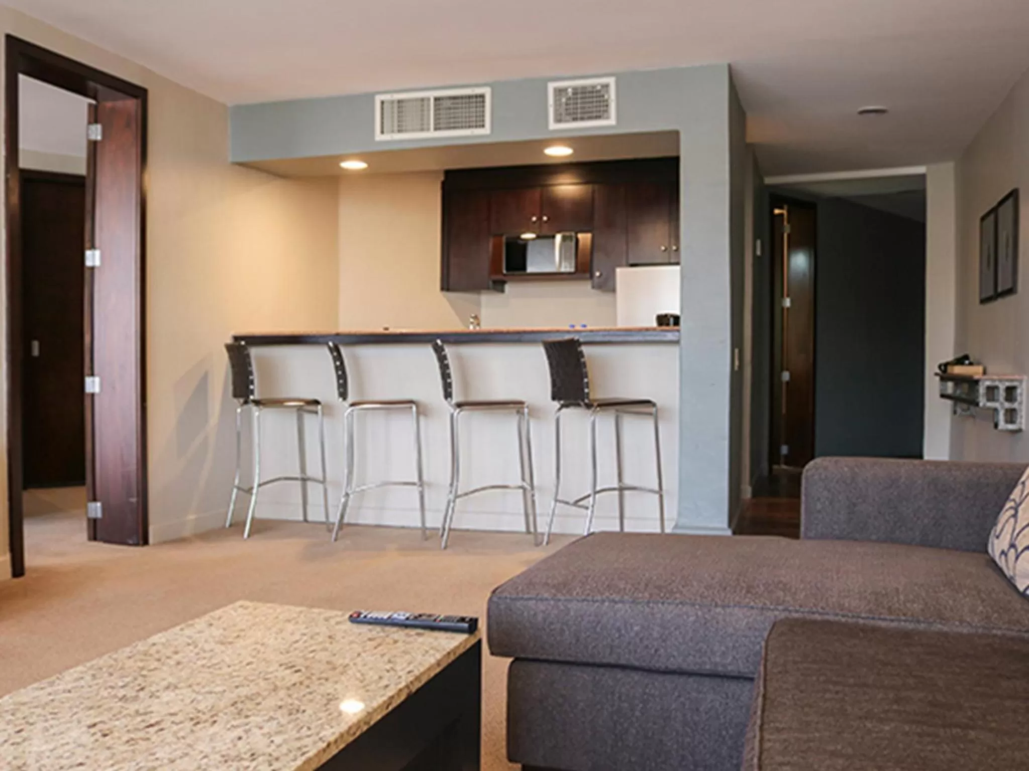 Kitchen or kitchenette in Hotel Coral & Marina