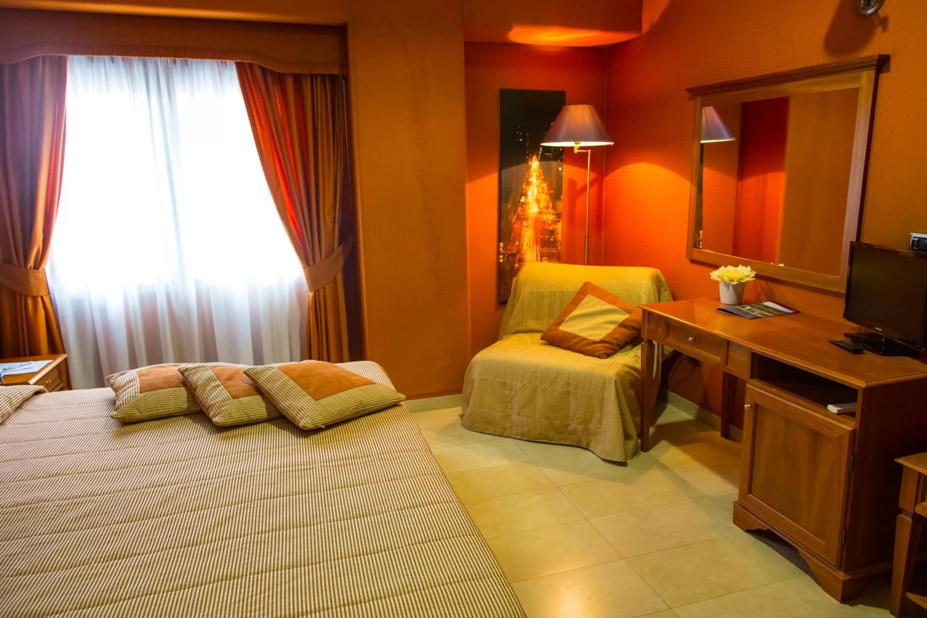 Decorative detail, Bed in Hotel Futura Centro Congressi