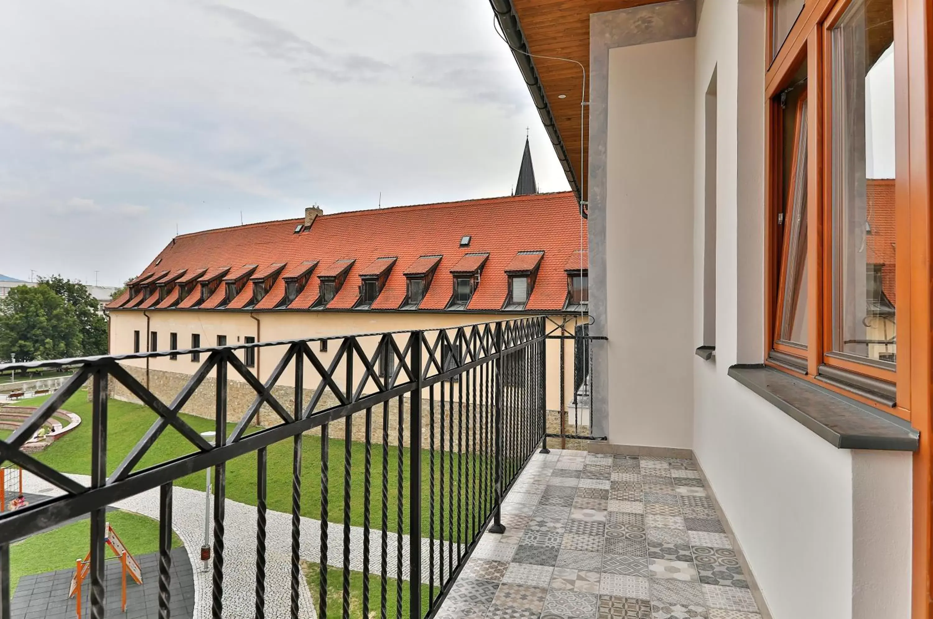 Double Room with Balcony in Hotel Pod Bránou Double Room with Balcony in Hotel Pod Bránou