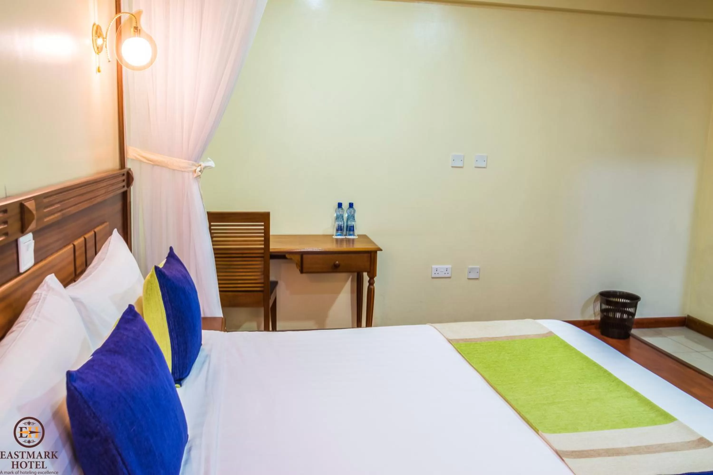 Bed in Eastmark Hotel