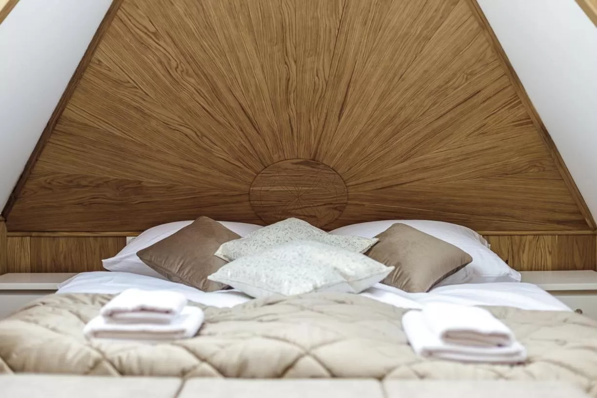 Bed in Jagiellońska Residence