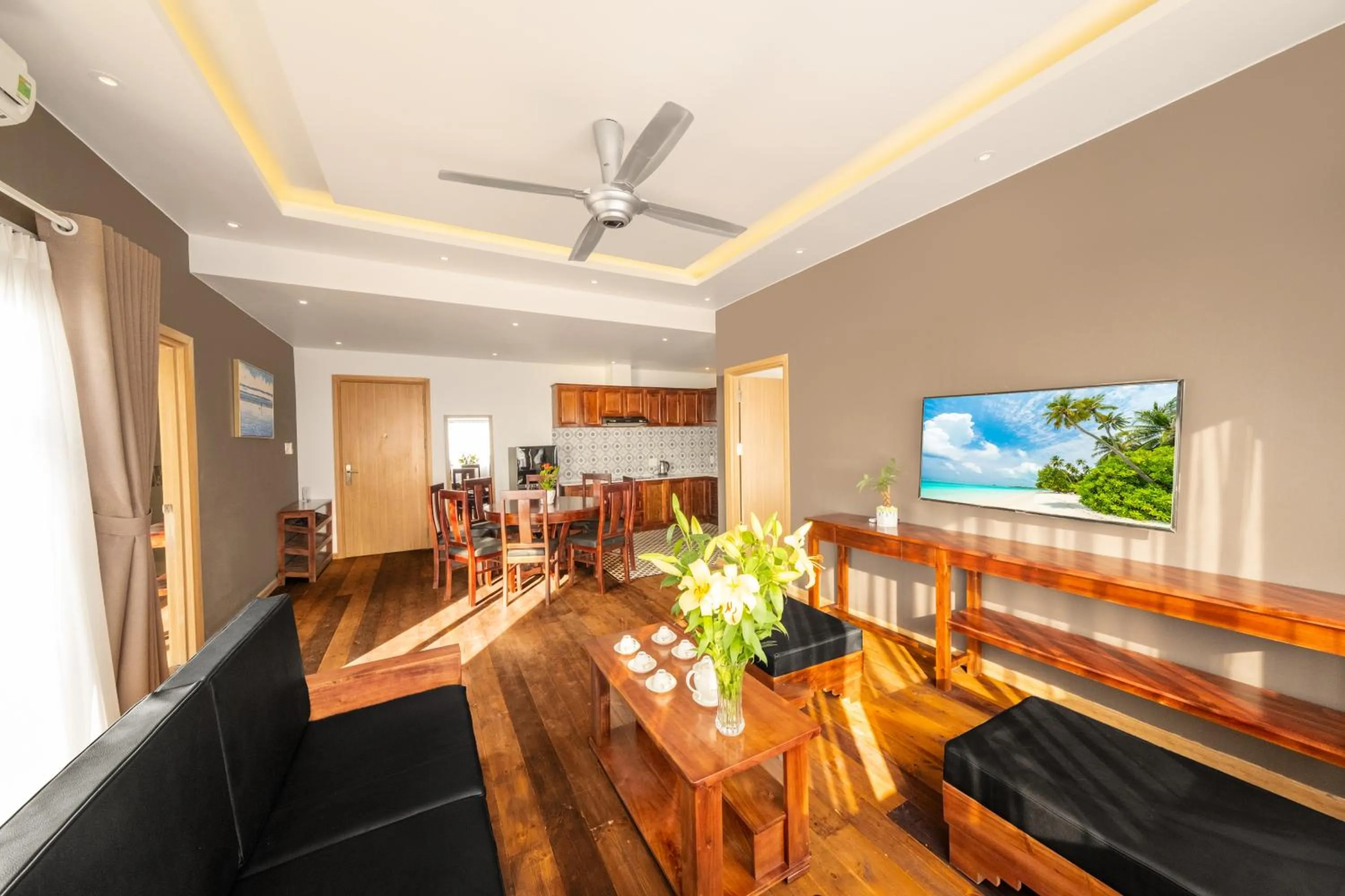 Living room in Gaia Hotel Phu Quoc