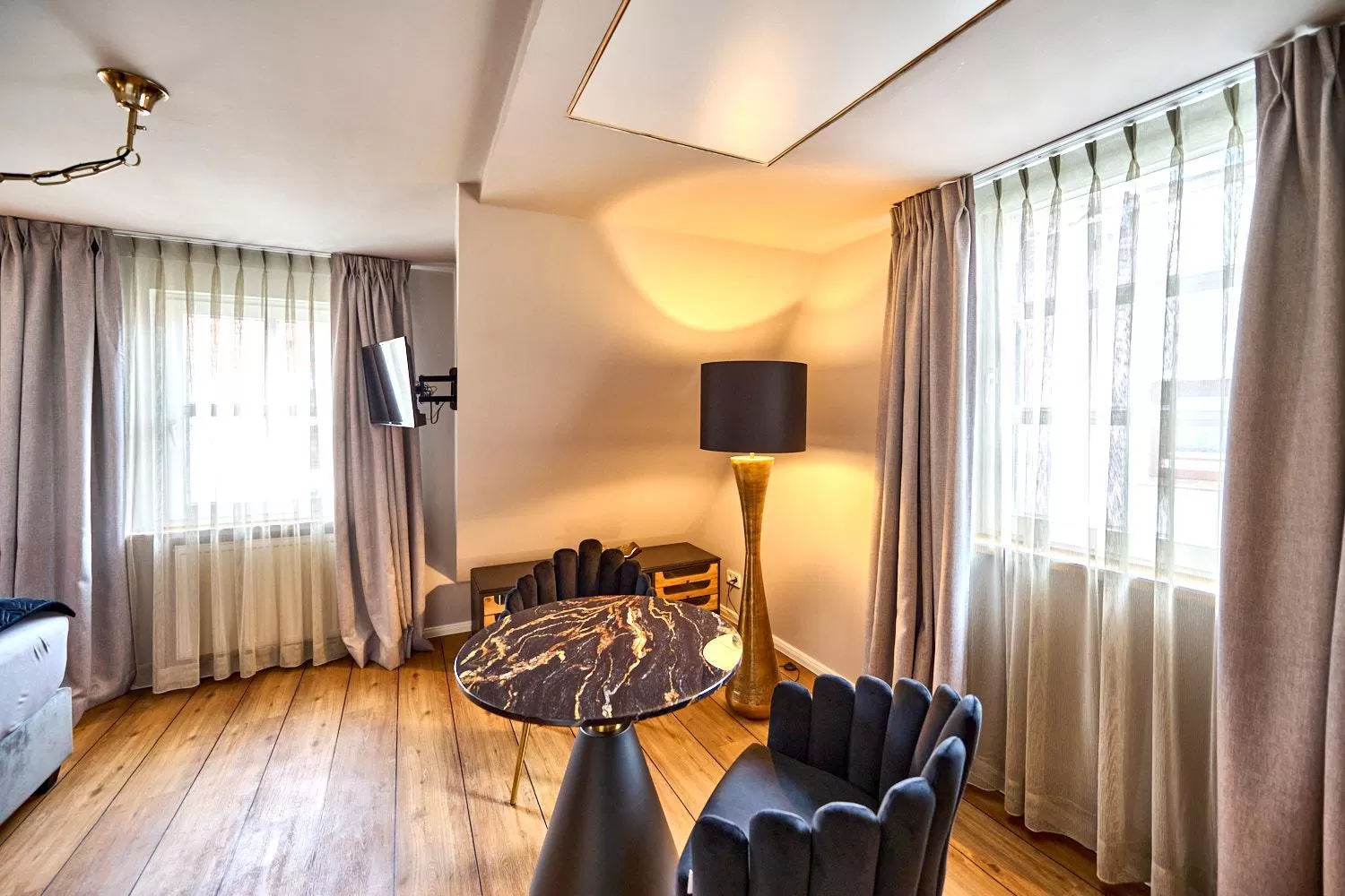 Seating area in Hotel Belvedere