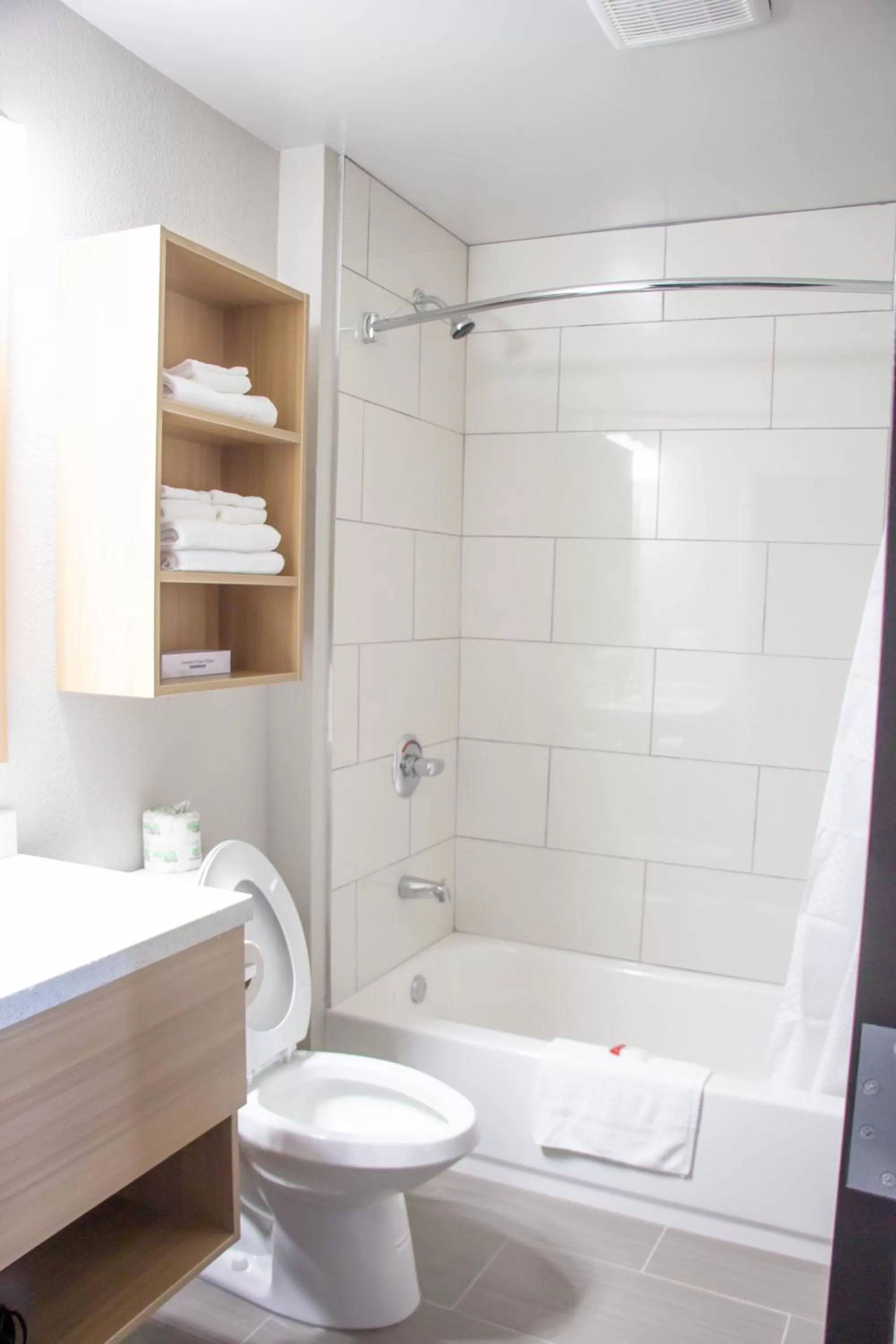 Bathroom in Microtel Inn & Suites by Wyndham Camp Lejeune/Jacksonville