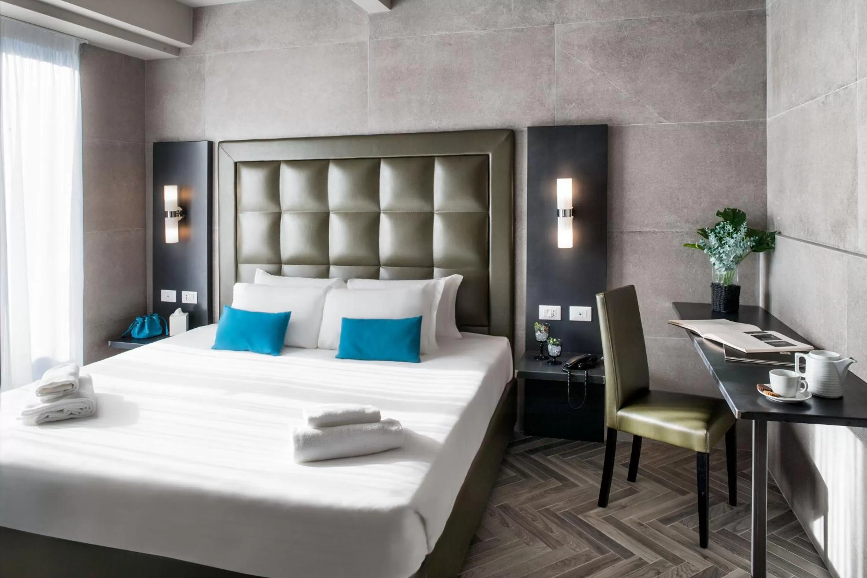 Bedroom, Bed in Spice Hotel Milano