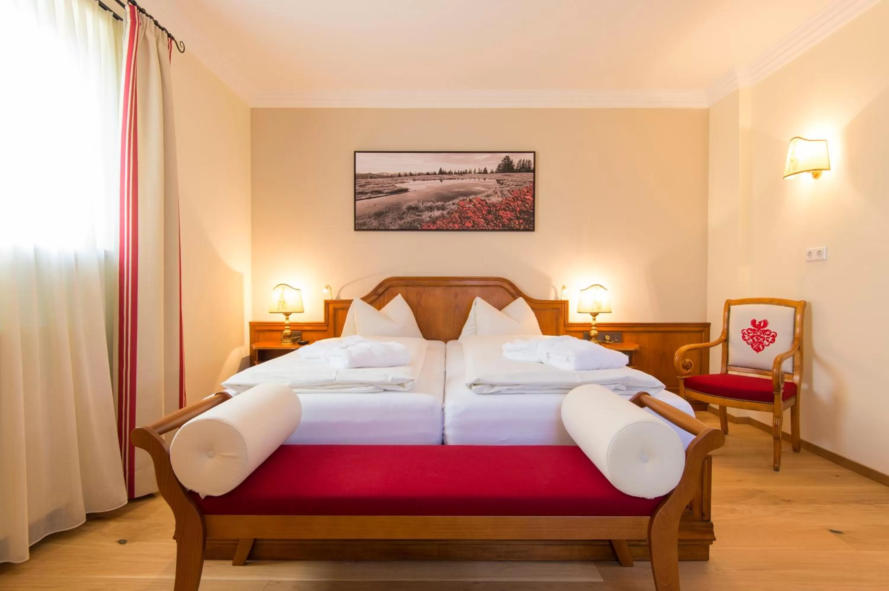 Bed in Hotel Zum Jungen Römer