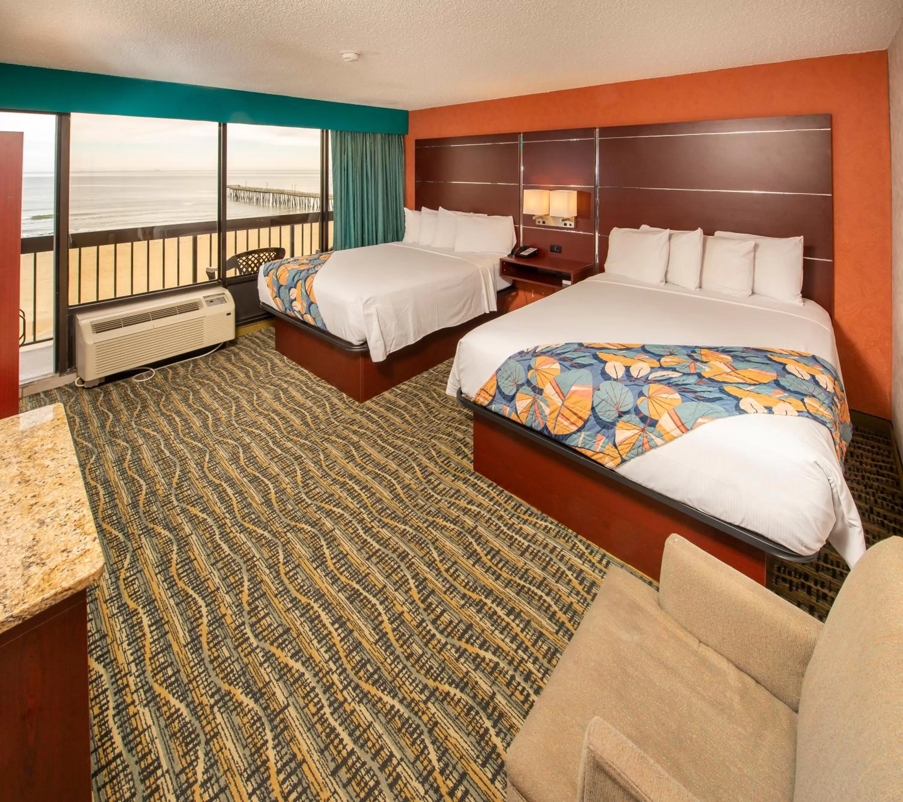 Bedroom in The Breakers Resort Inn